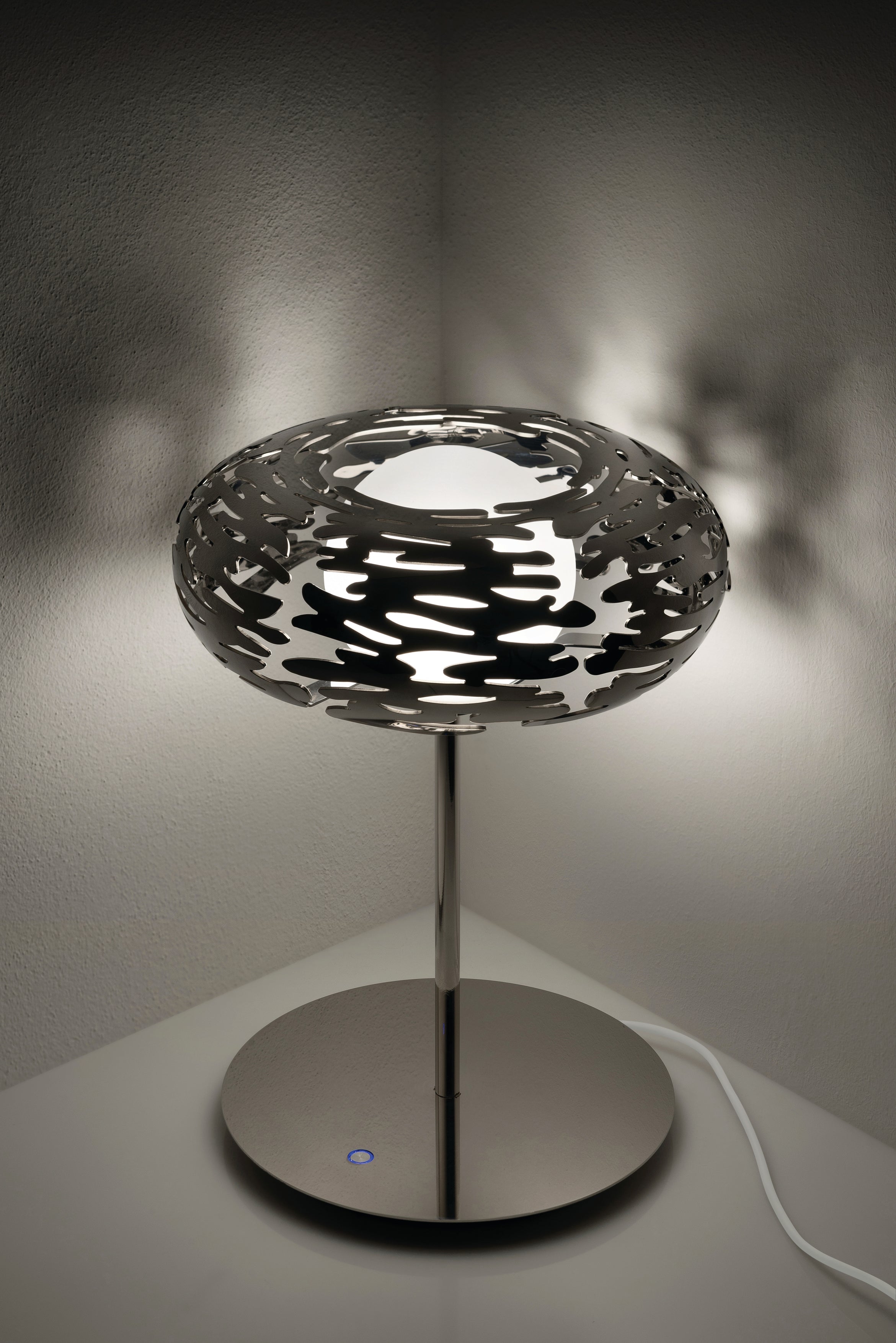 Lampa stołowa BARKLAMP srebrny – Alessi