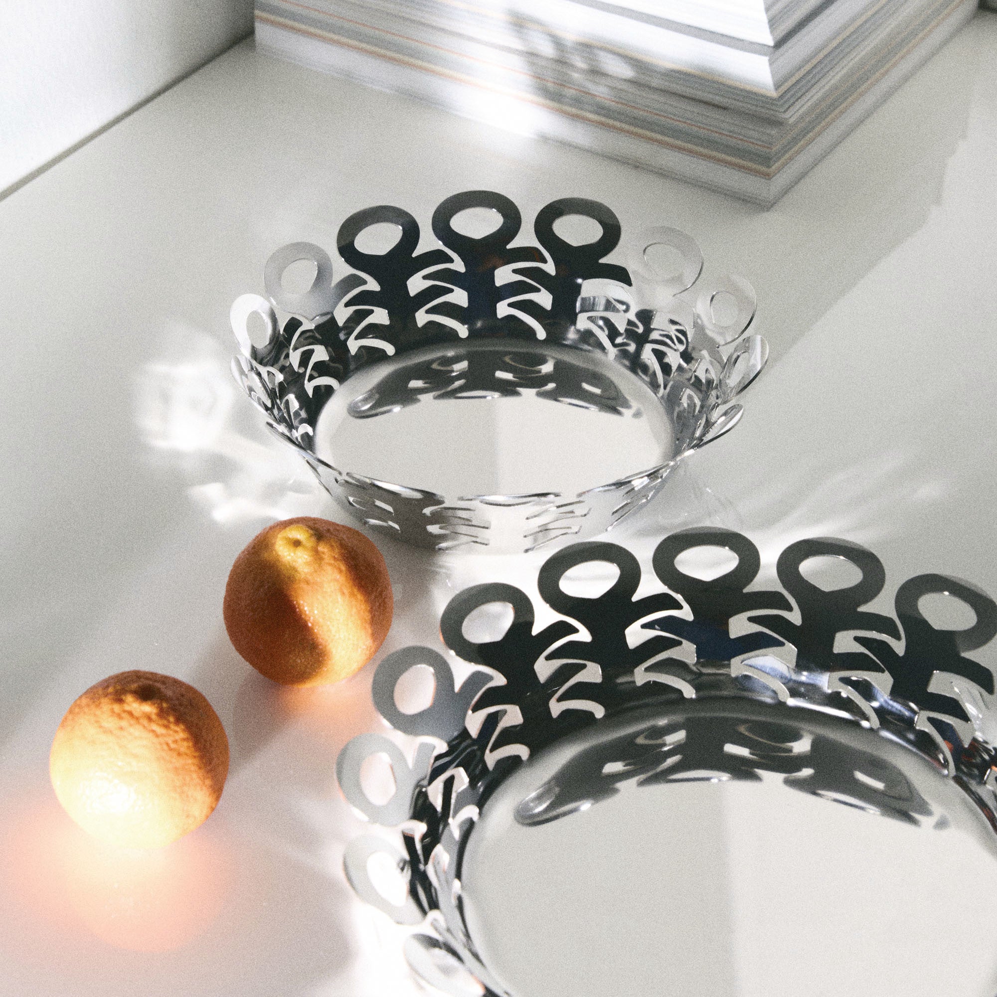 Silver Vimini basket