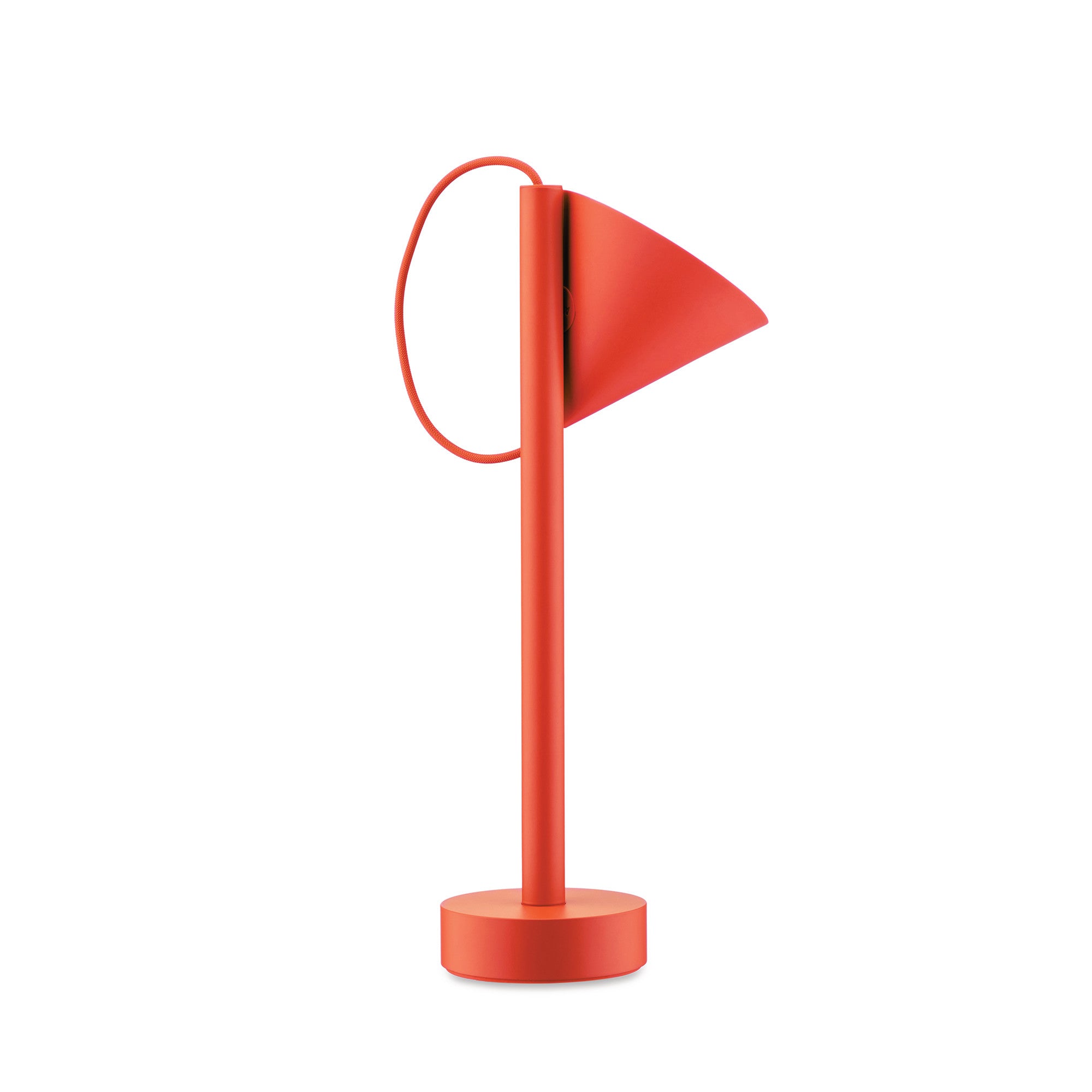 Orangefarbene Tsumik tragbare Lampe