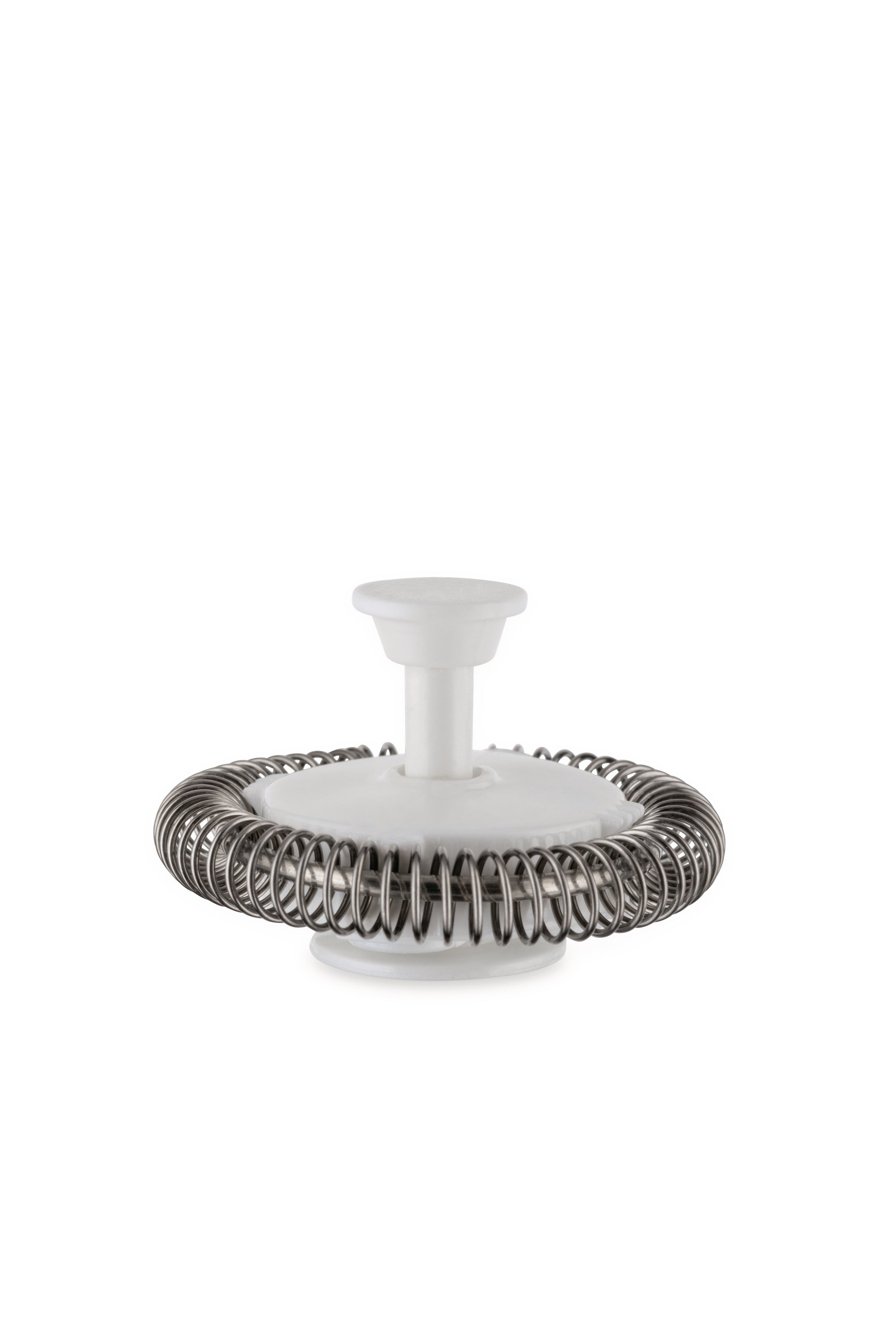 Plissé weiße Milchfrother