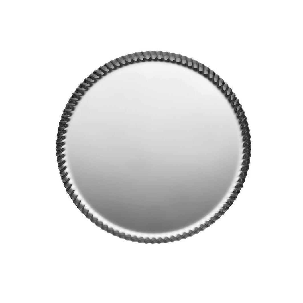 Runde PLEATS Schale aus Edelstahl