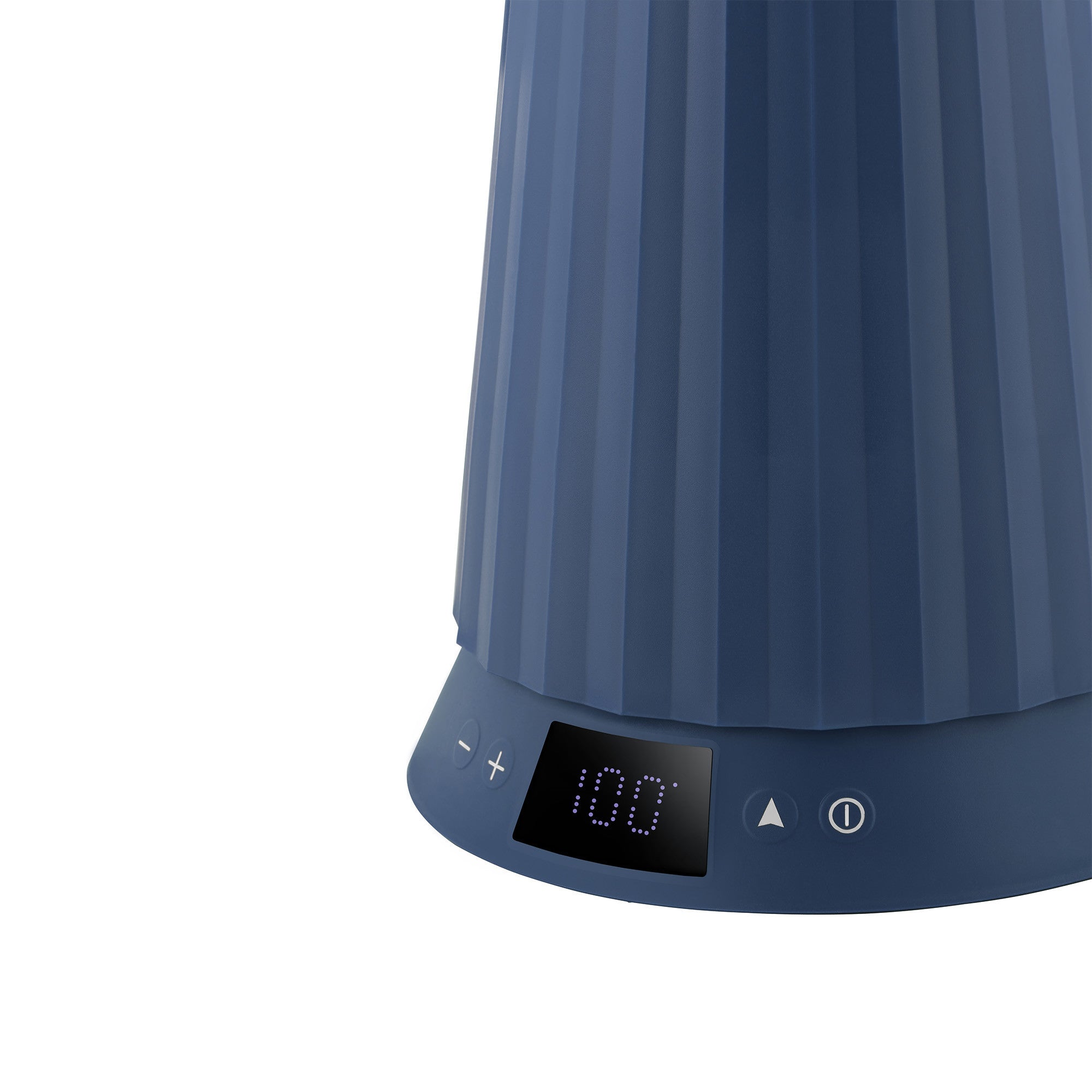 Elektrischer Wasserkocher mit Temperaturregelung PLISSÉ blau