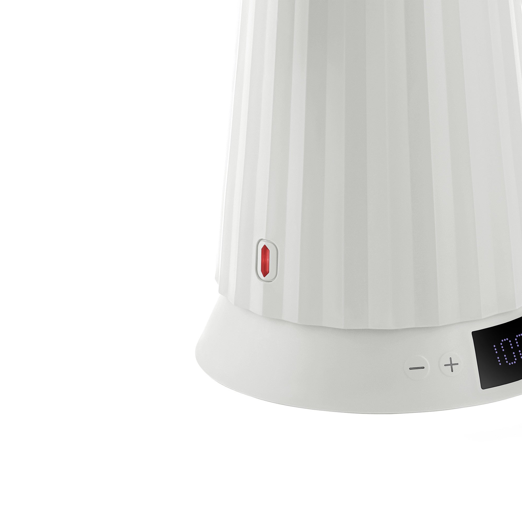 Elektrischer Wasserkocher mit Temperaturregelung PLISSÉ weiß