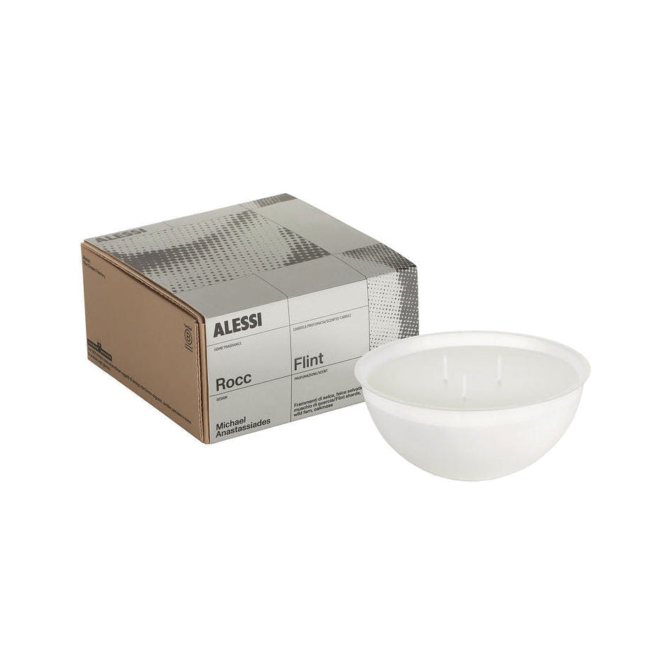 Duftwachs für die Kerze ROCC - FLINT mit holzigen Noten, Leder und Styraxharz