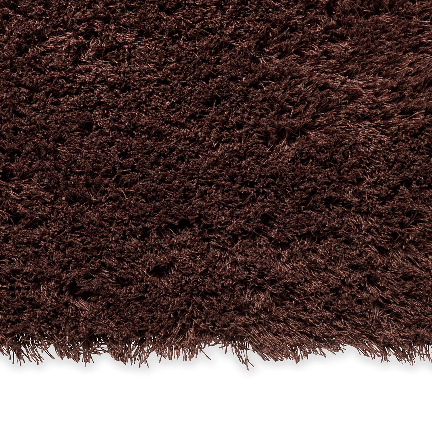 SHADE HIGH brown rug with long pile