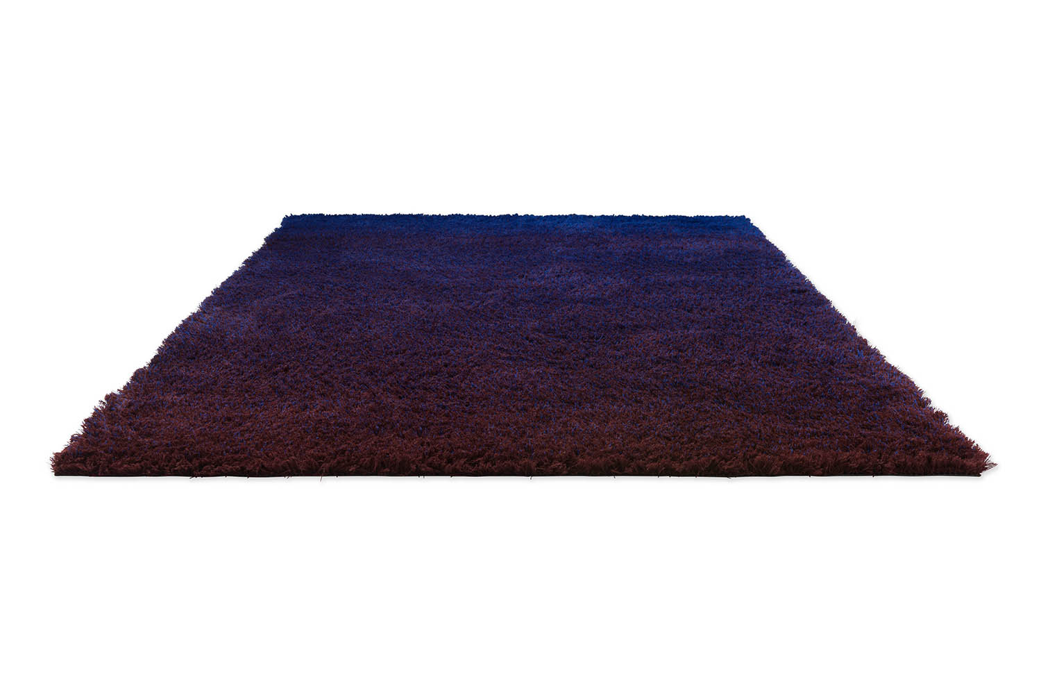SHADE HIGH navy blue rug with long pile