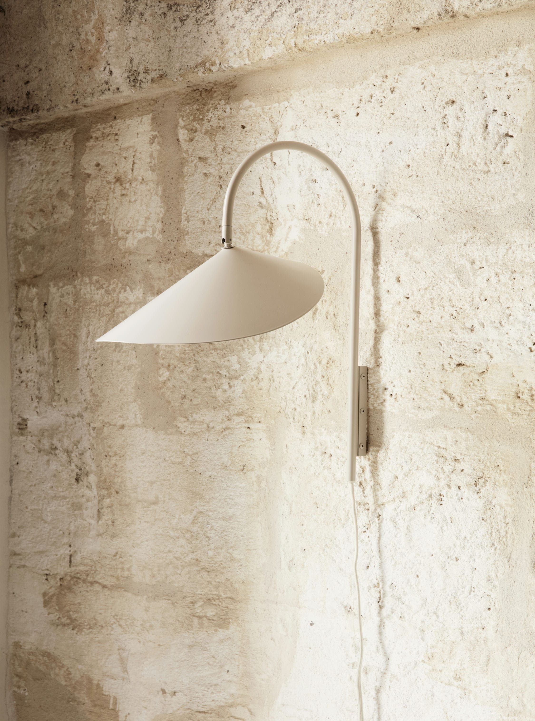 Wandleuchte verstellbar ARUM beige