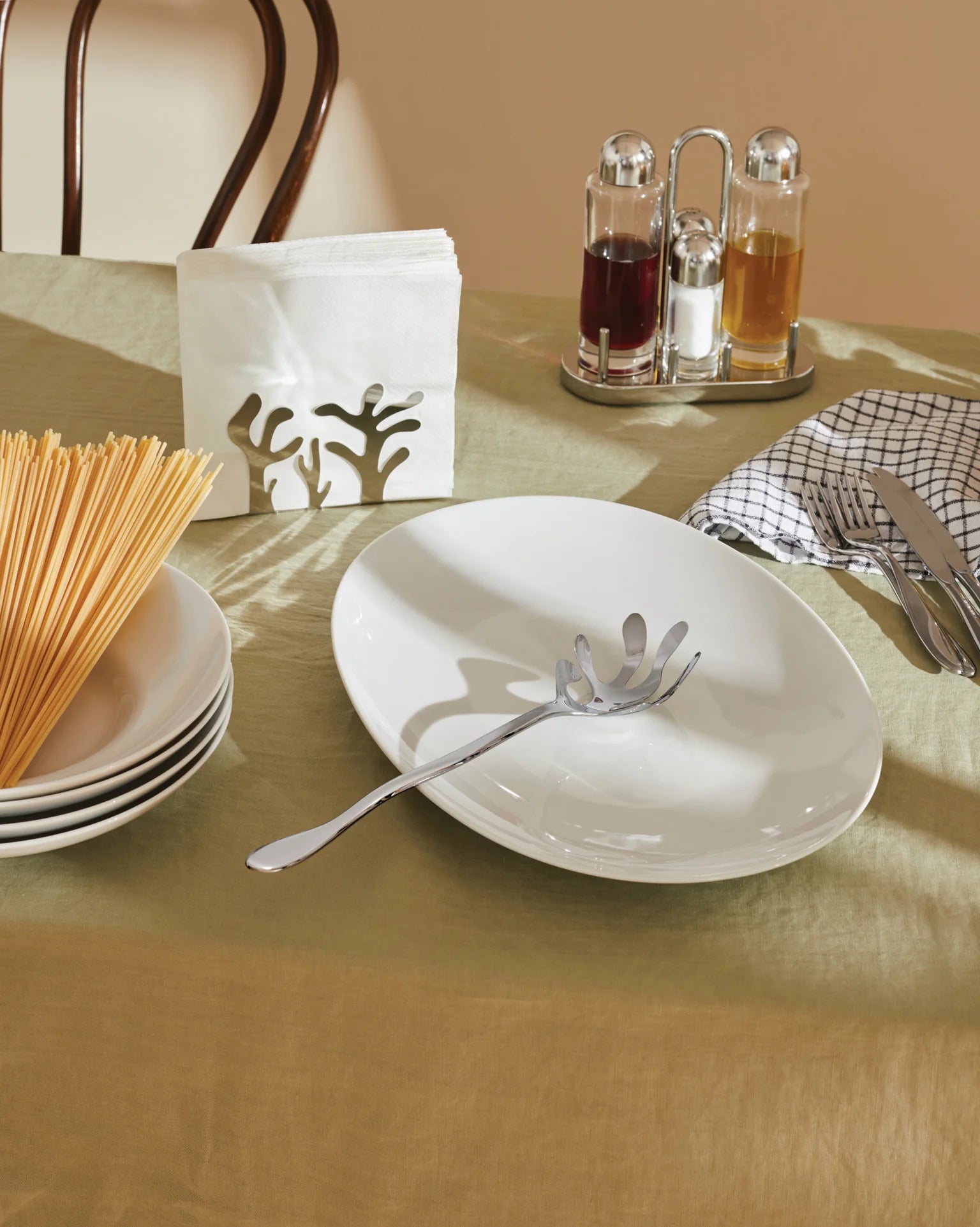 Stojak na serwetki MEDITERRANEO stal – Alessi