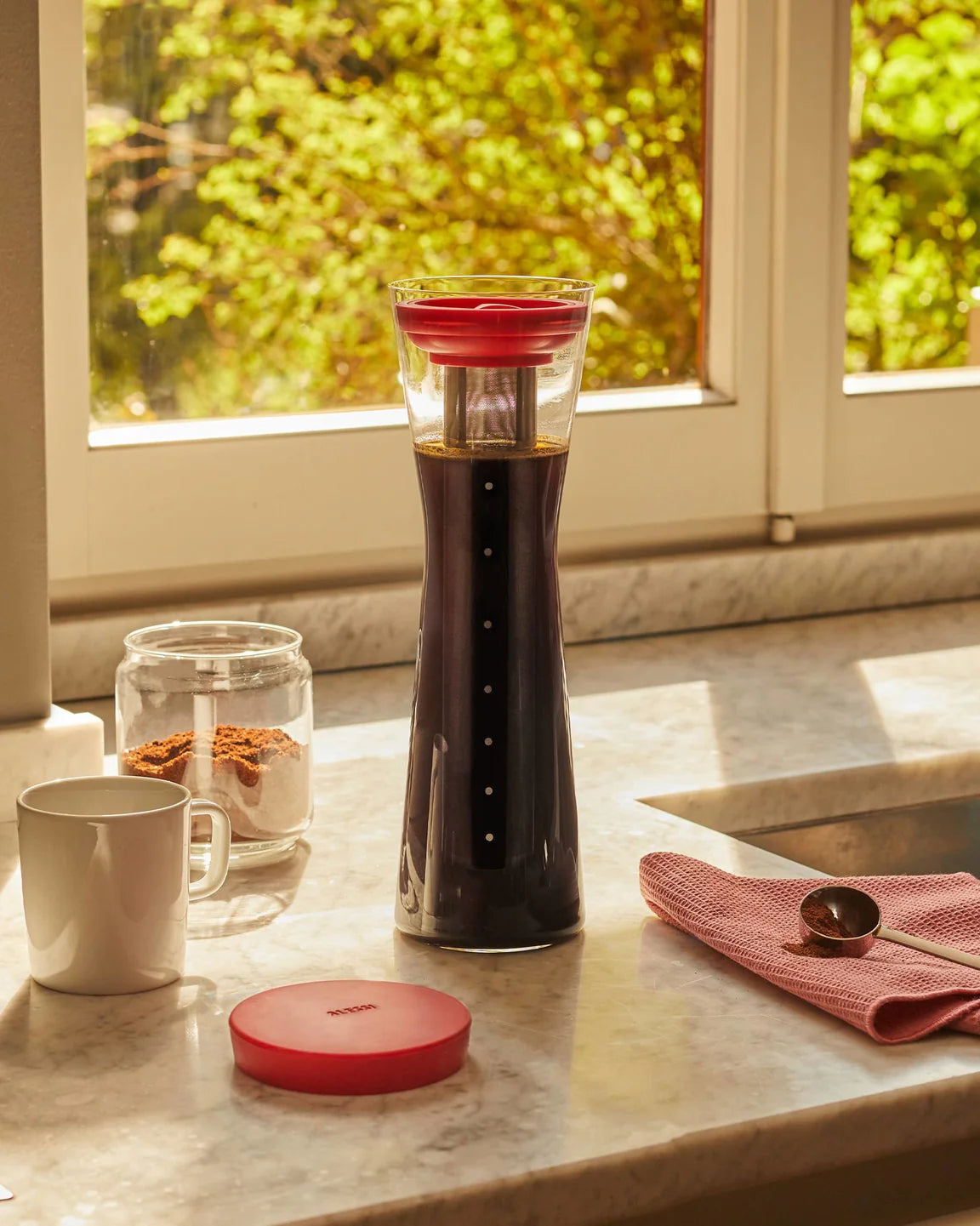 Karafka do Cold Brew MAZAGRAN brązowy – Alessi