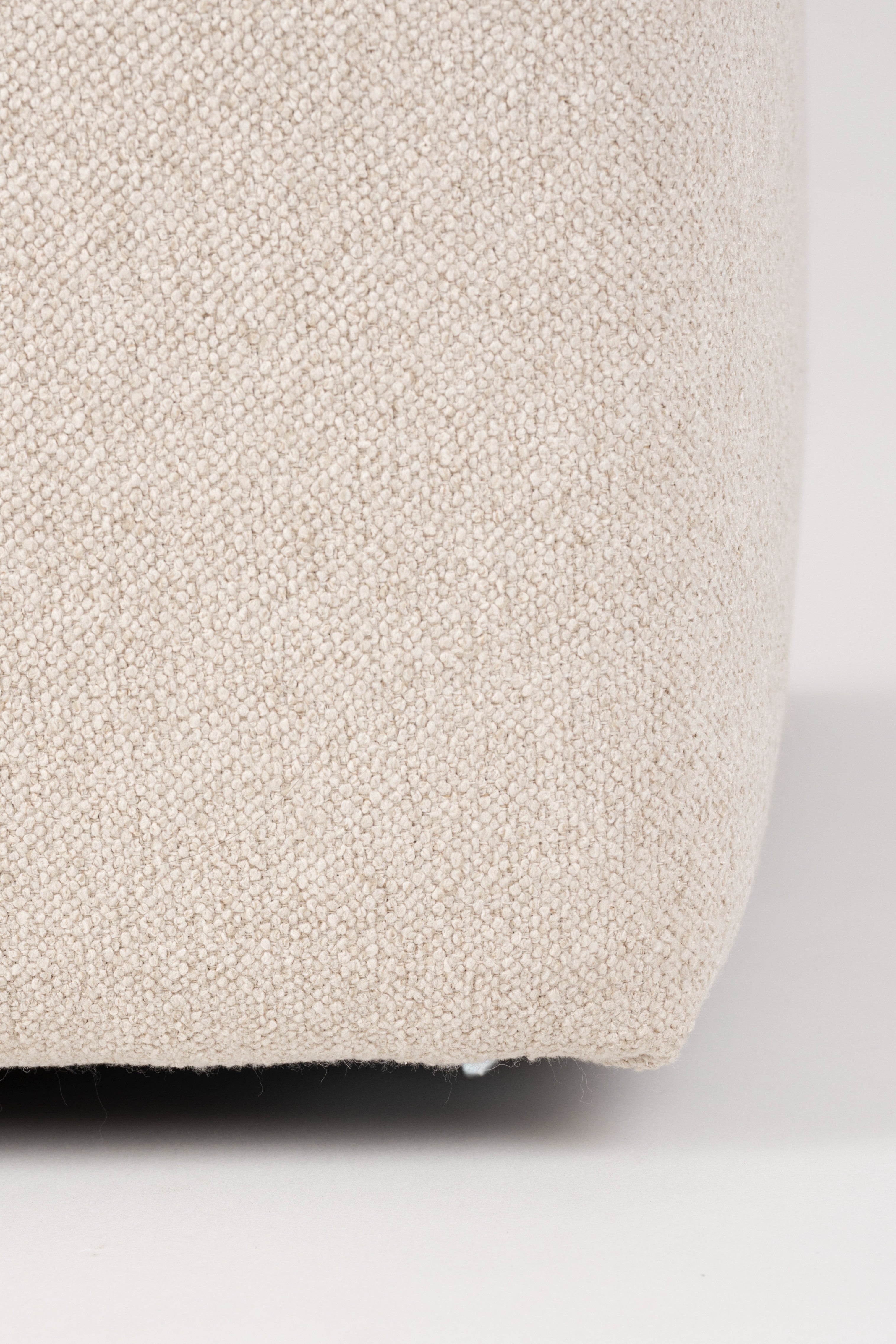 Modulares Sofa PROSPER - linkes Endelement in Sandfarbe