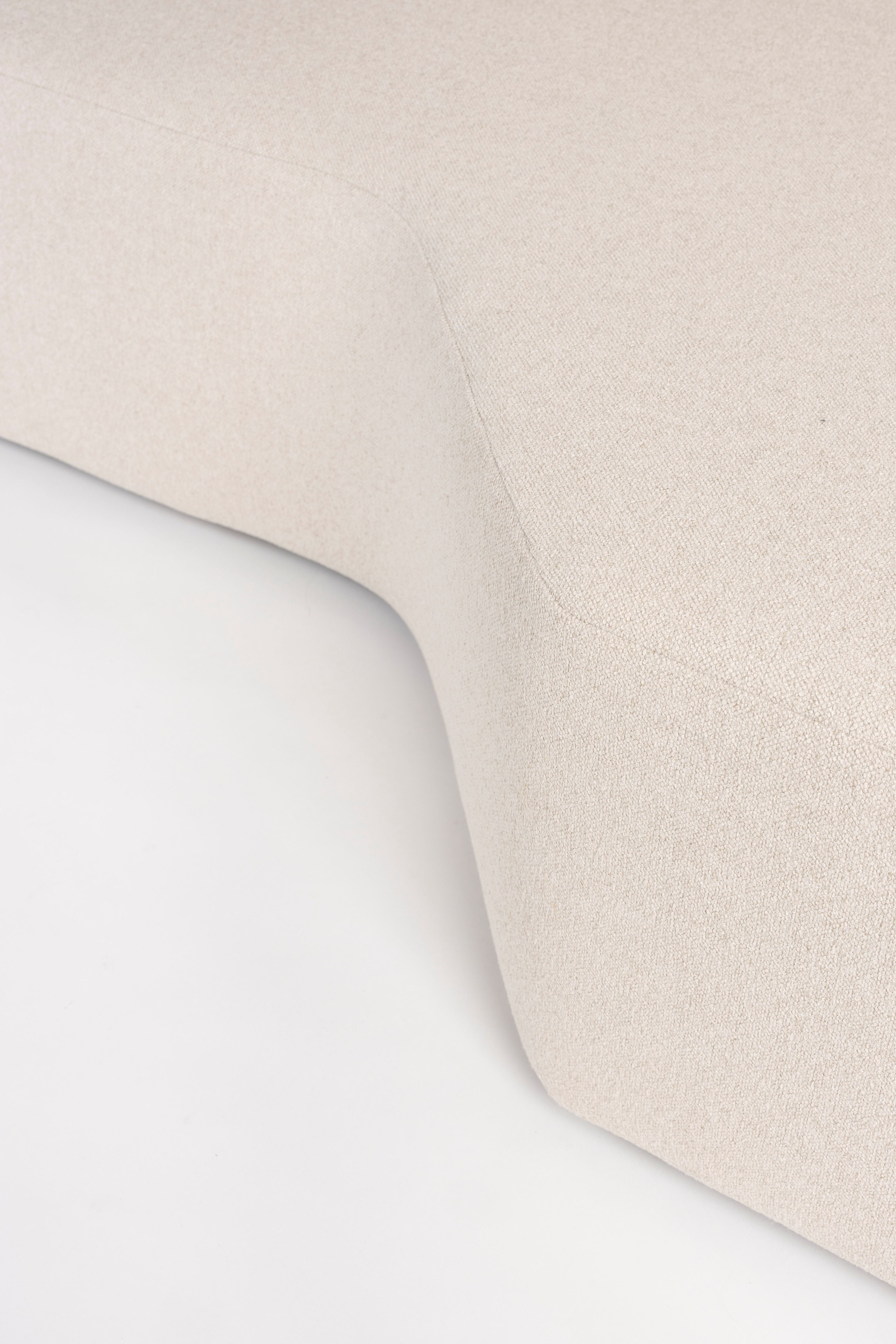 PROSPER modular sofa - right-sided chaise longue in sand