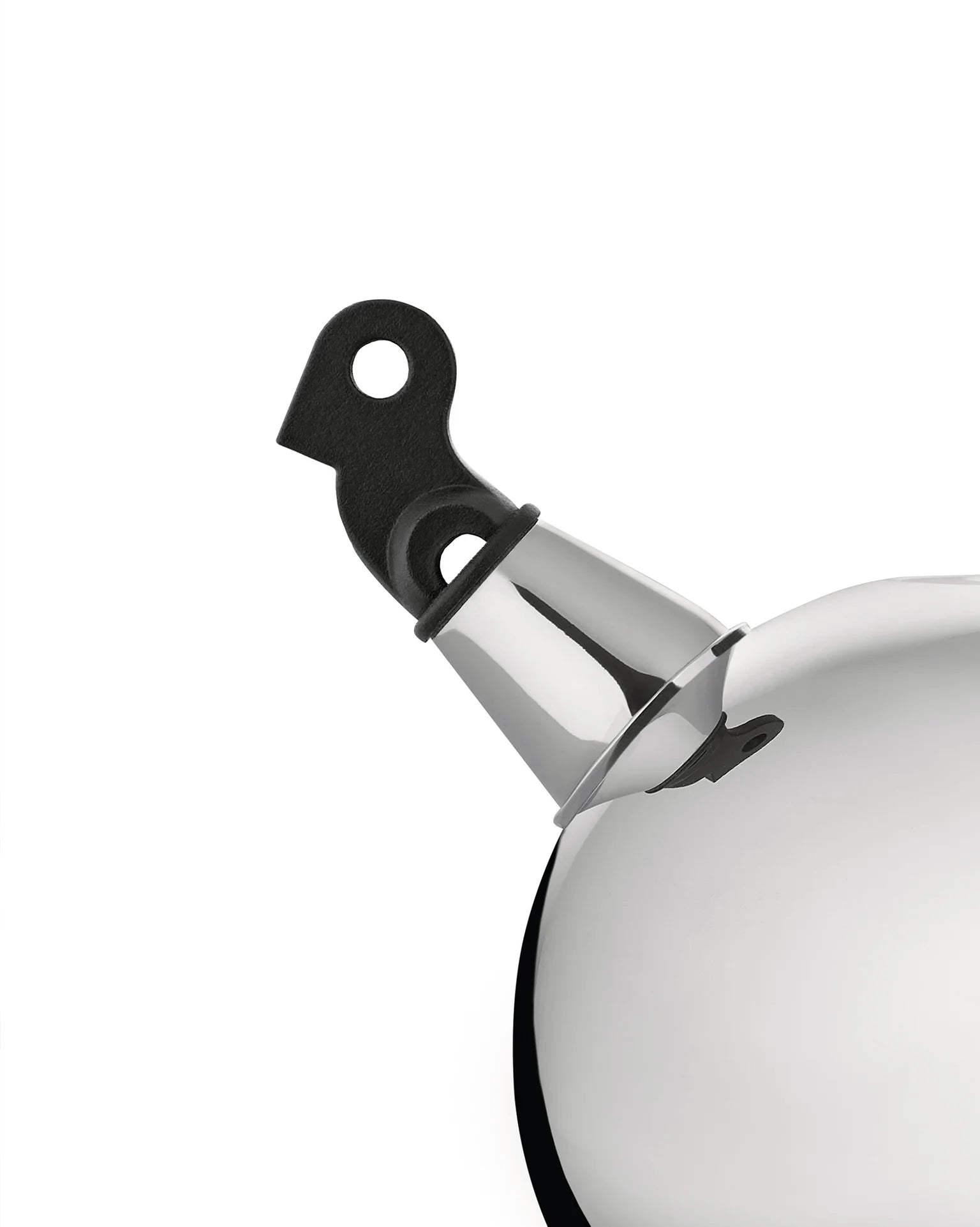 Bulbul Induktionskessel Chrom mit Schwarz