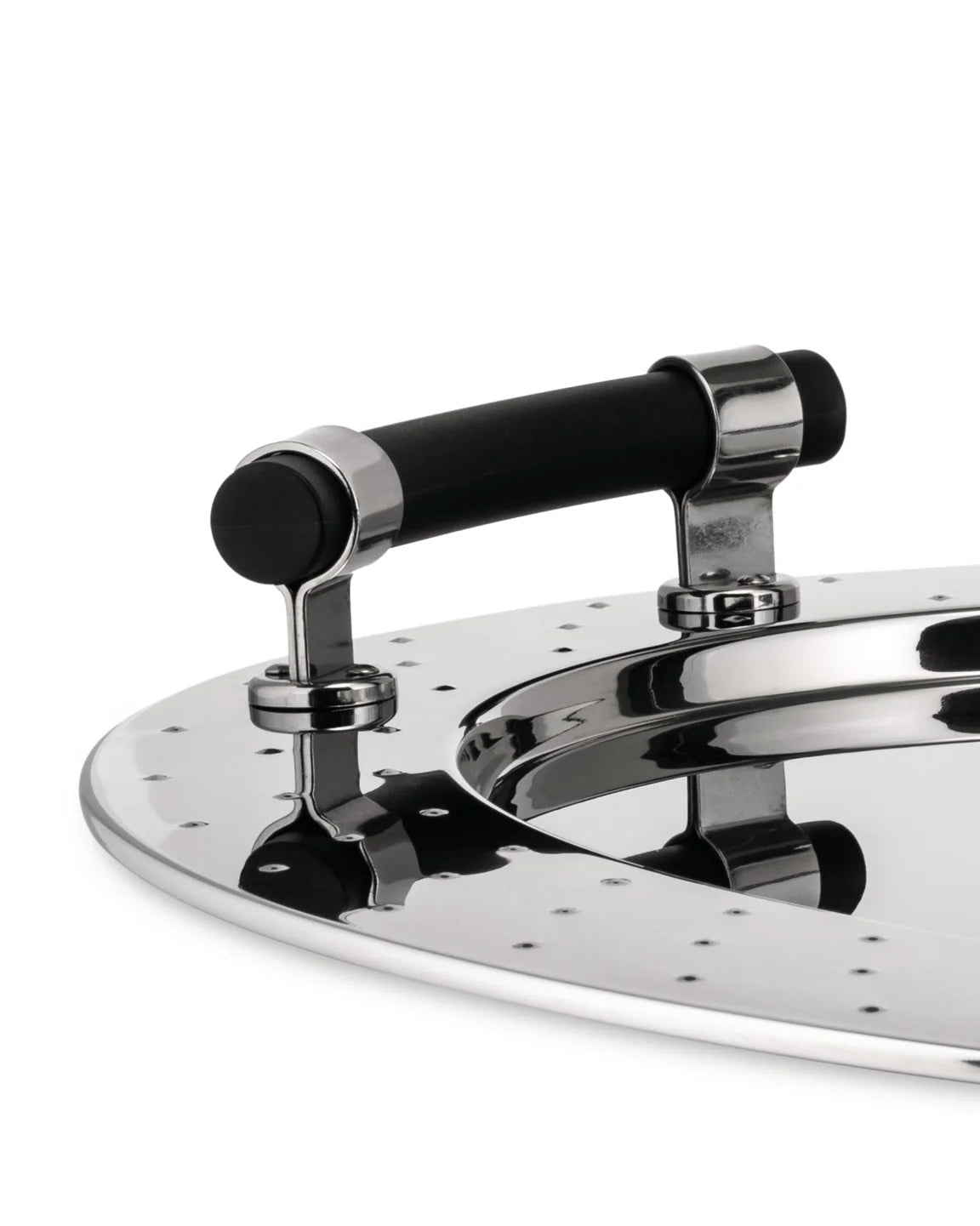 Silver mg09 tray with black