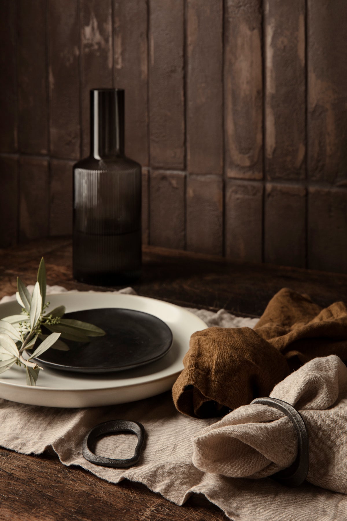 Servietten-Set LINEN sandfarben
