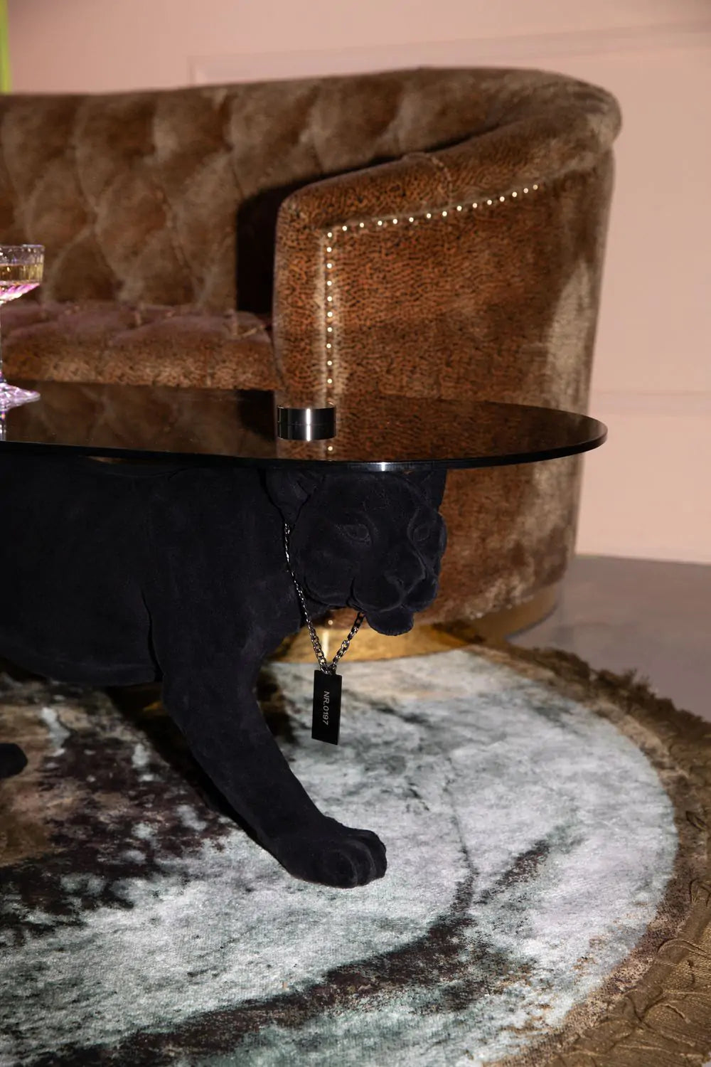 DOPE AS HELL Couchtisch schwarz