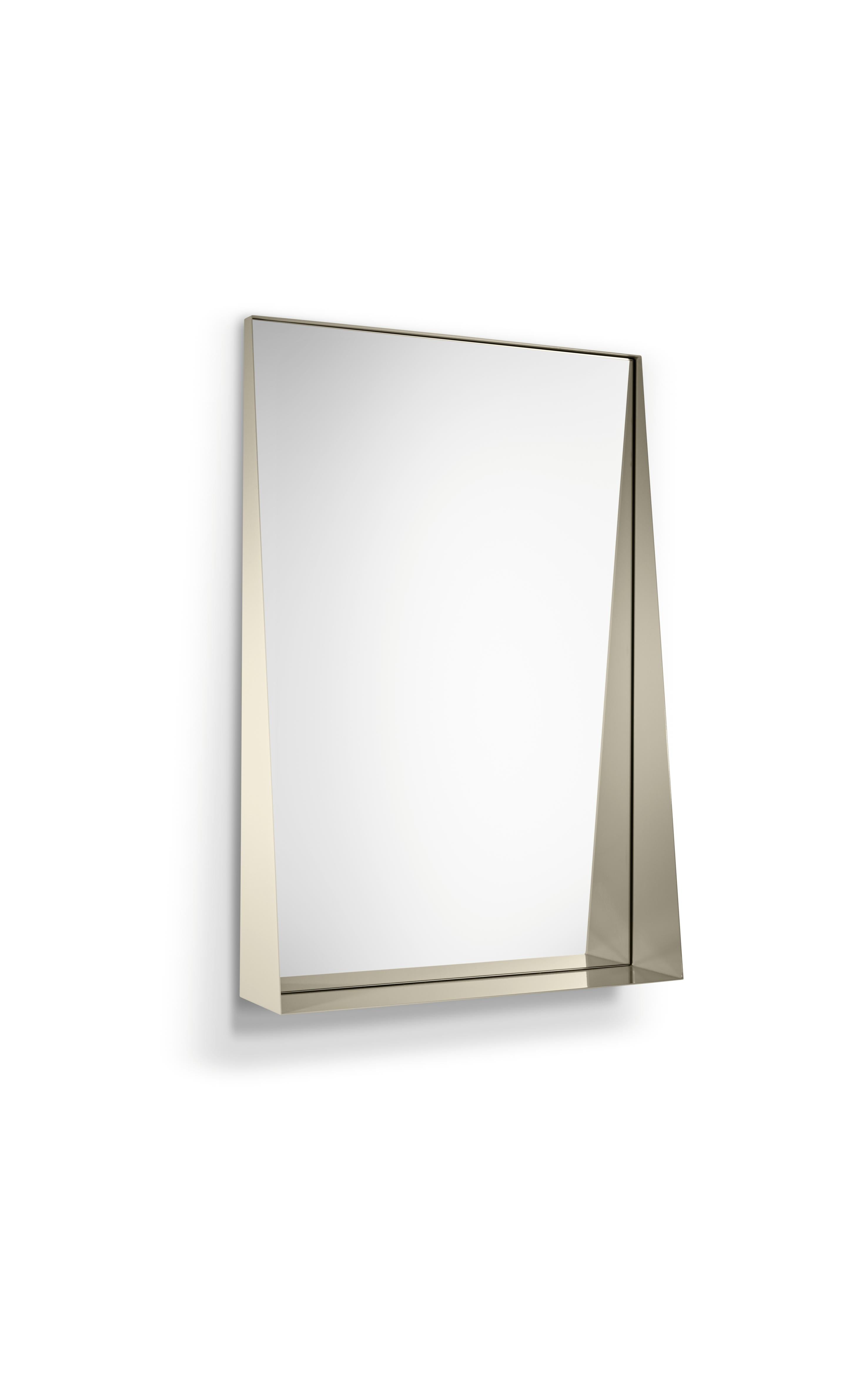 BEAK wall mirror beige