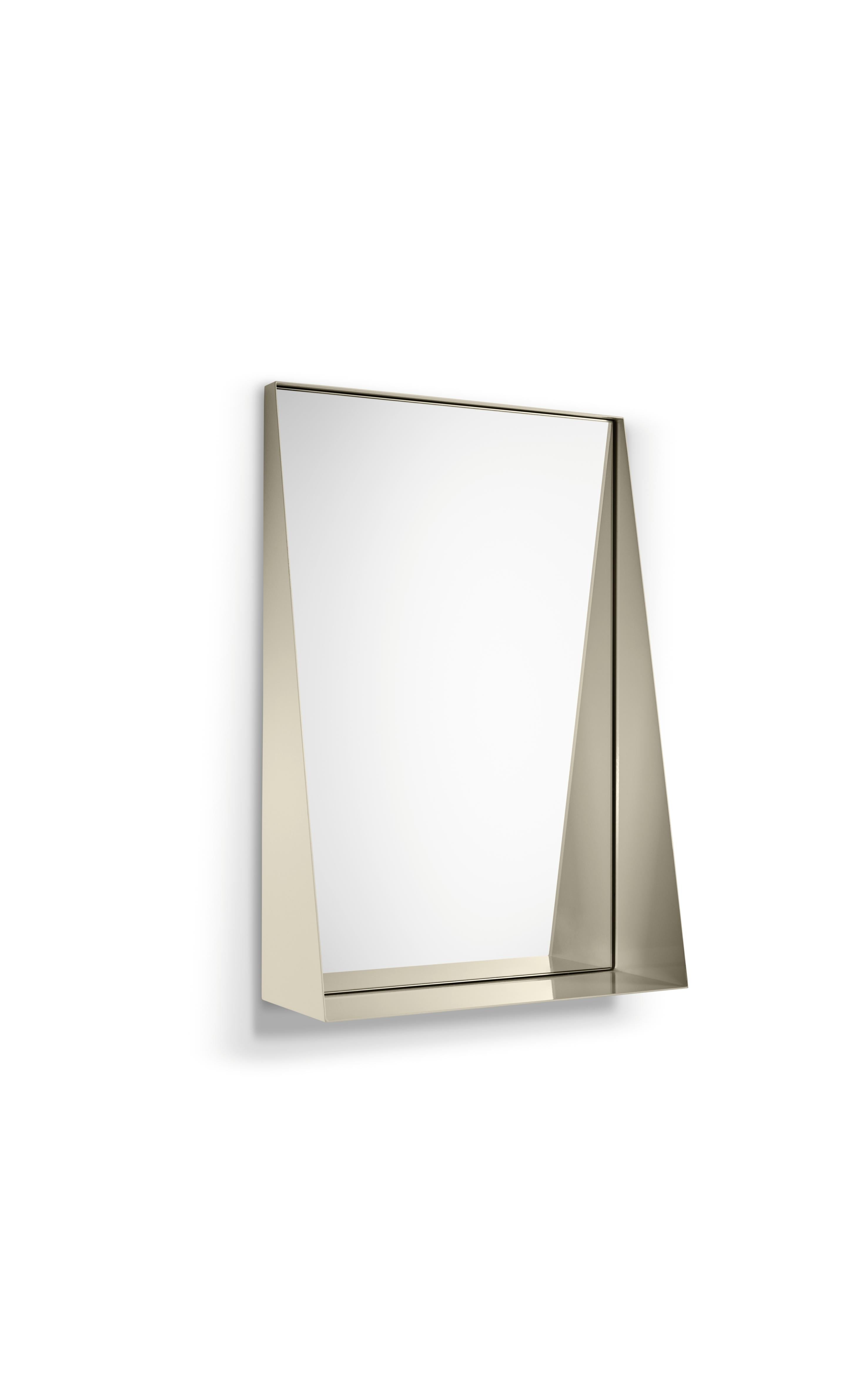 BEAK wall mirror beige