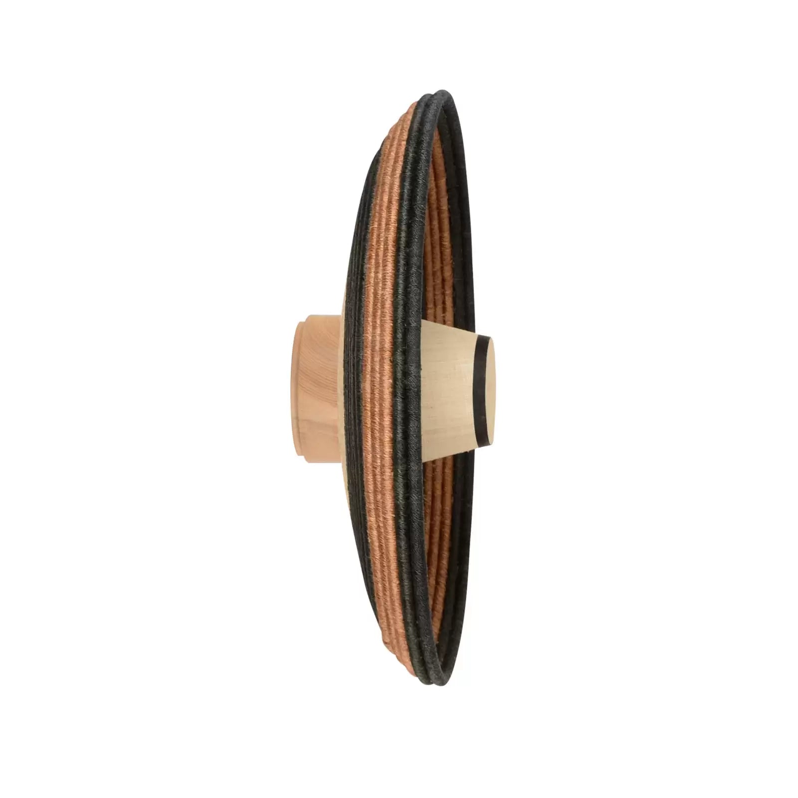 Grasbronze -Wandlampe mit Grün