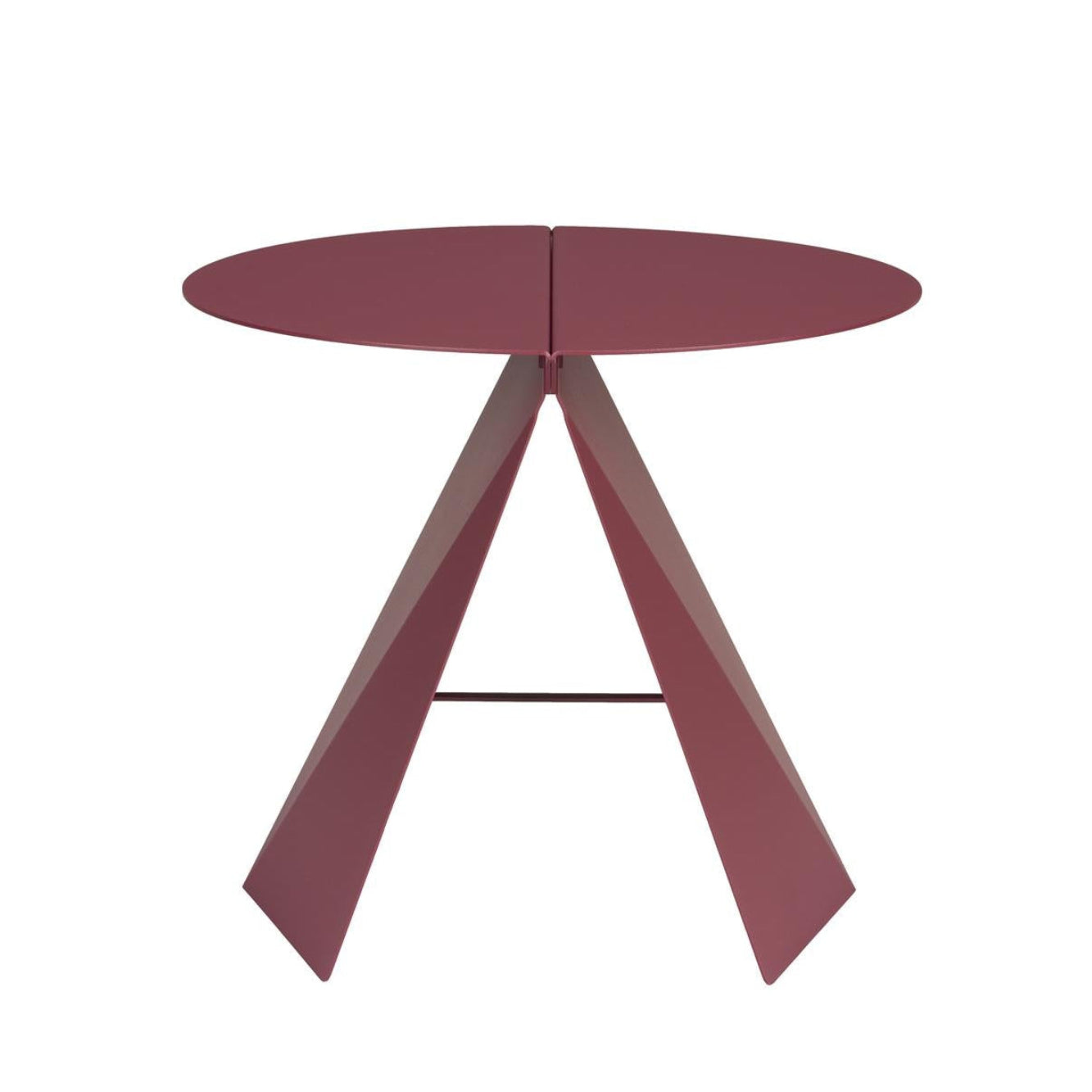 FOLDY Burgundy Side Table