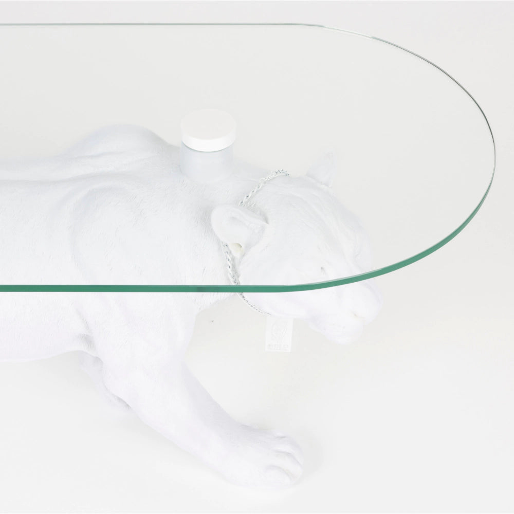 DOPE AS HELL white coffee table