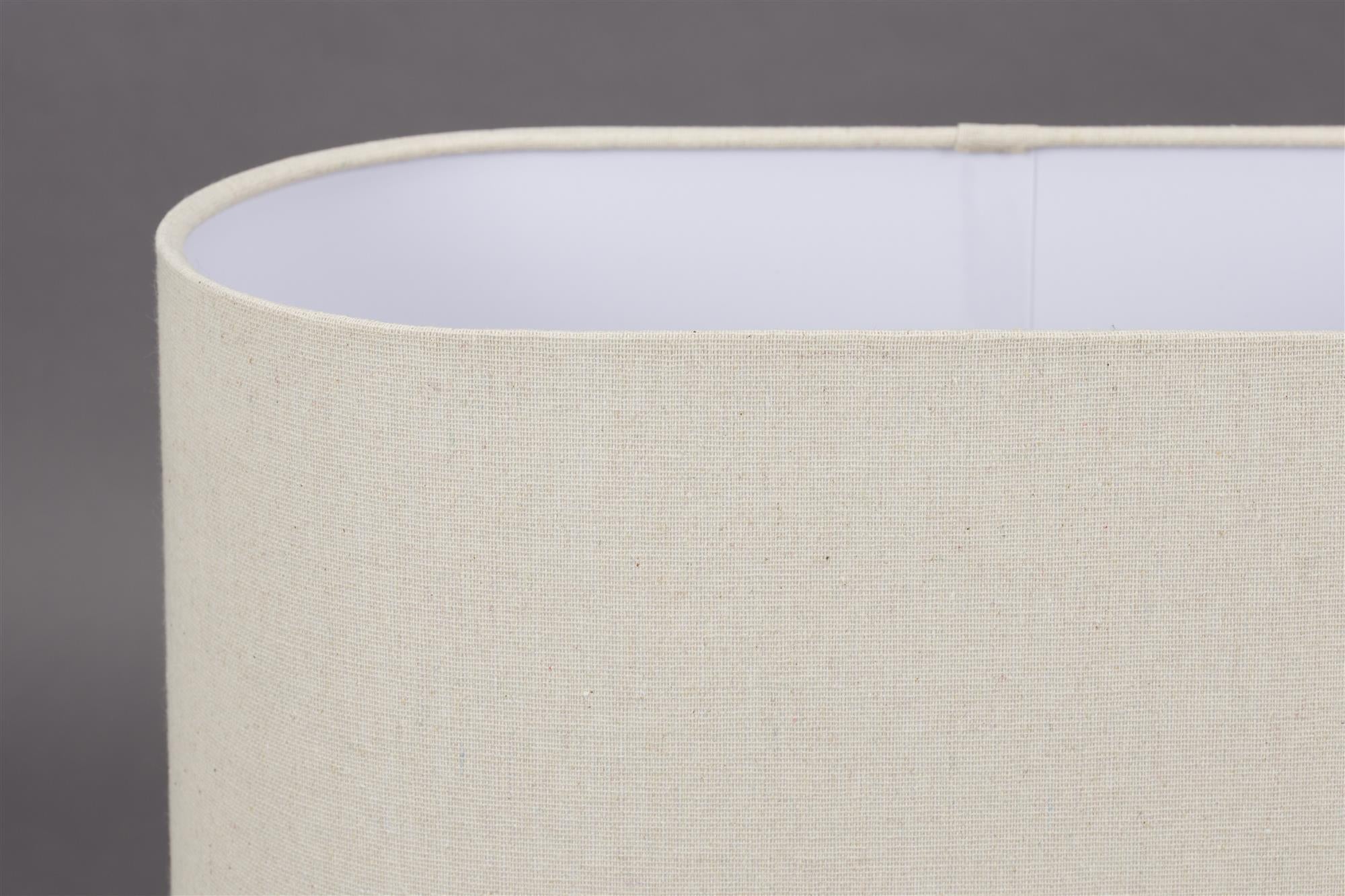 Hailey Tischlampenlicht Beige Keramik