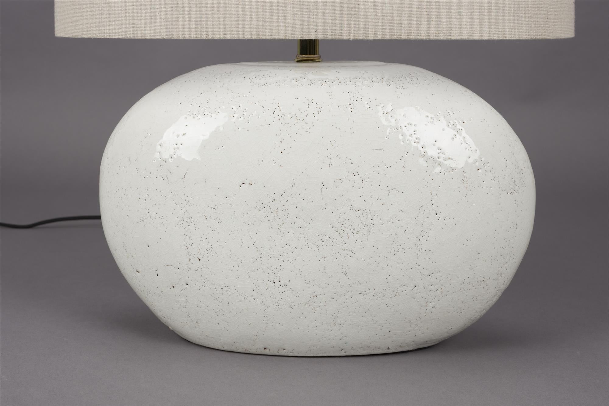 Hailey Tischlampenlicht Beige Keramik