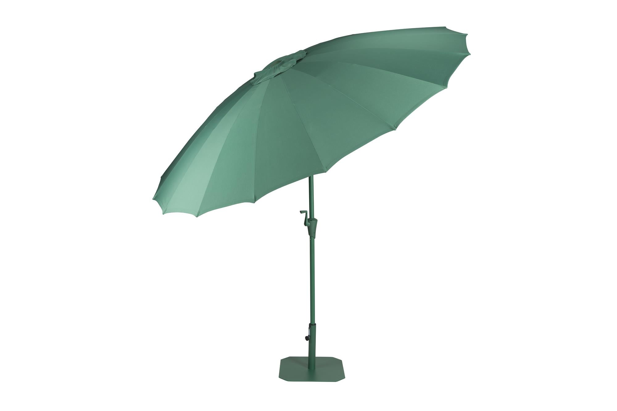 Green sunshine umbrella