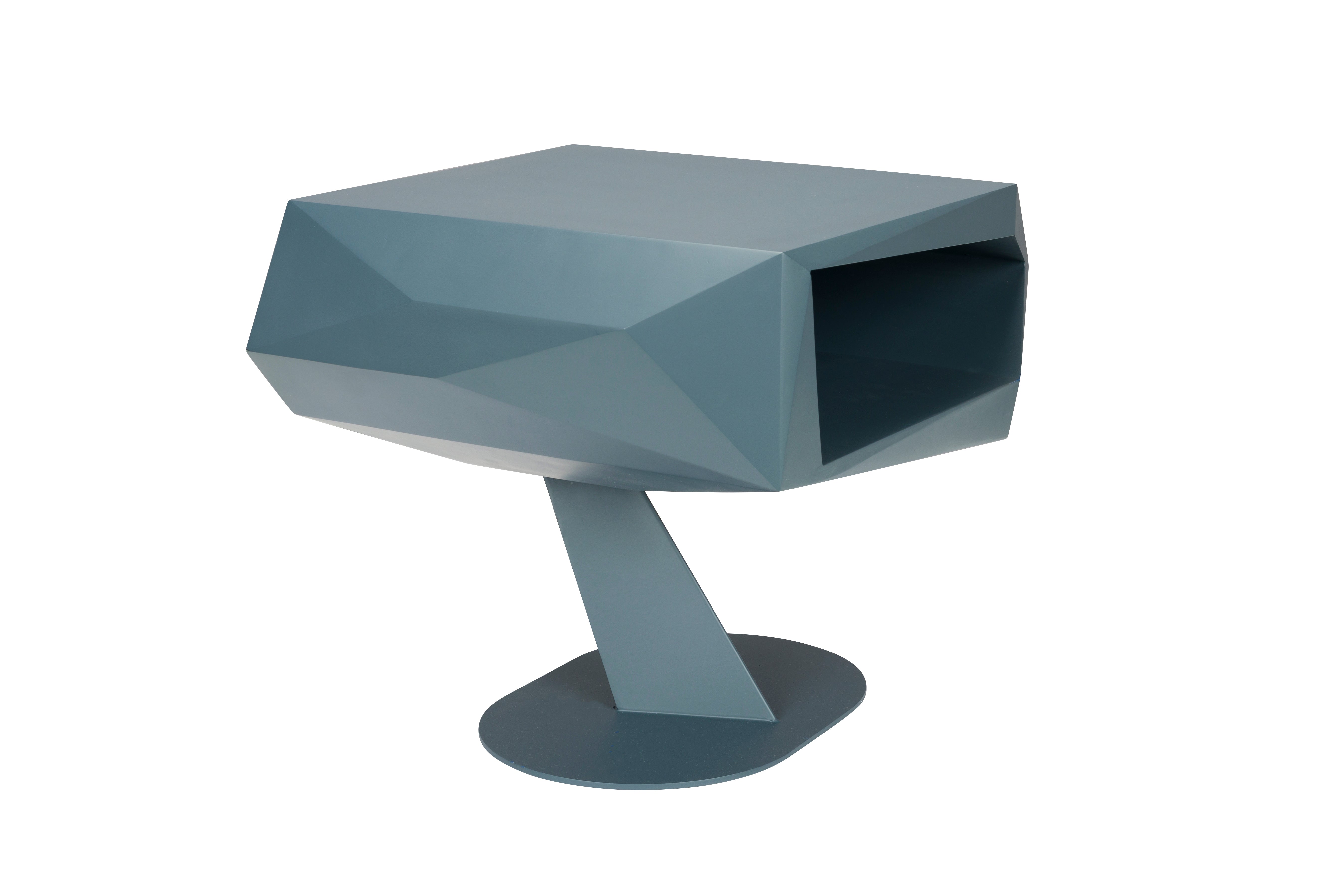 Beistelltisch NORTH - SPACE BLACK granatblau