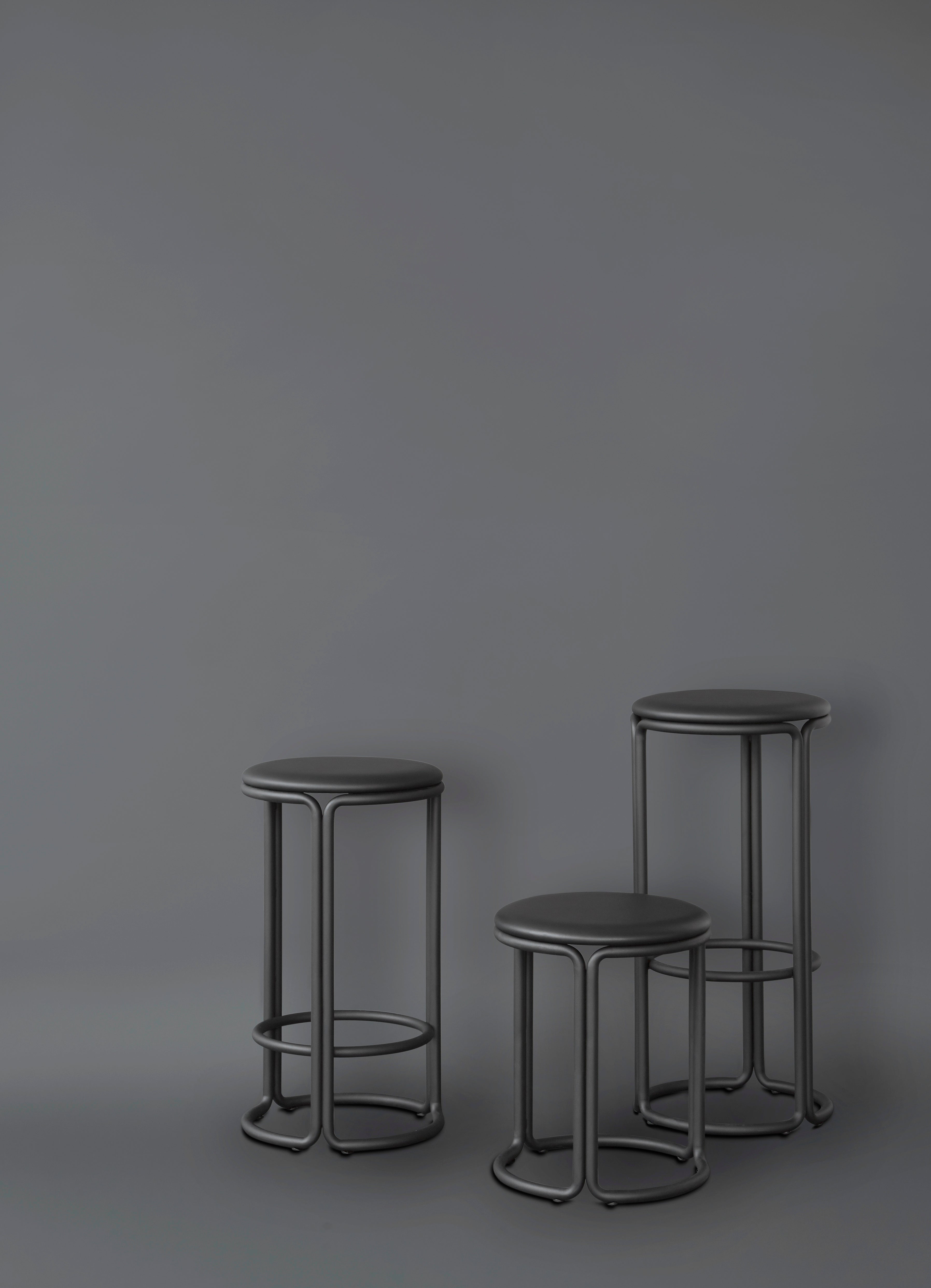 Hocker HARDIE schwarz