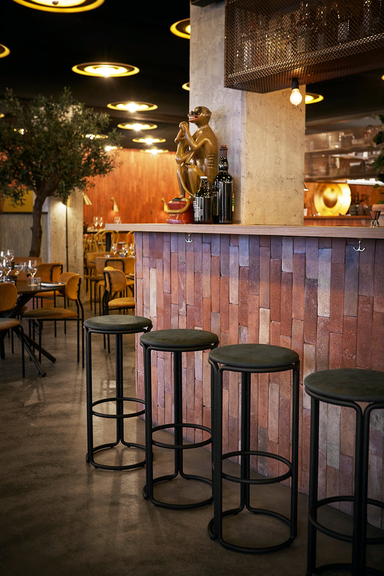 Hocker HARDIE schwarz