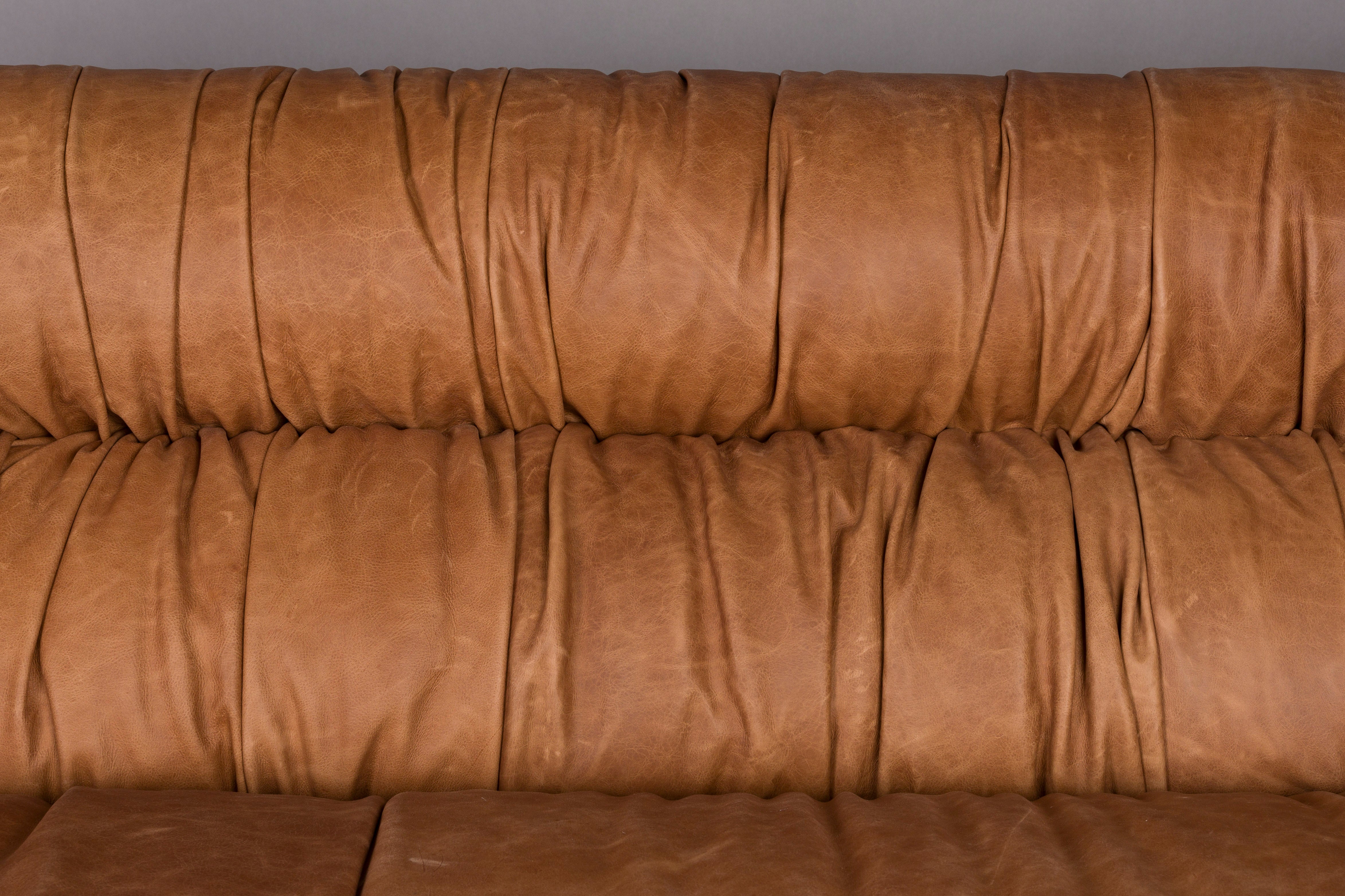 DOUGLAS sofa cognac leather