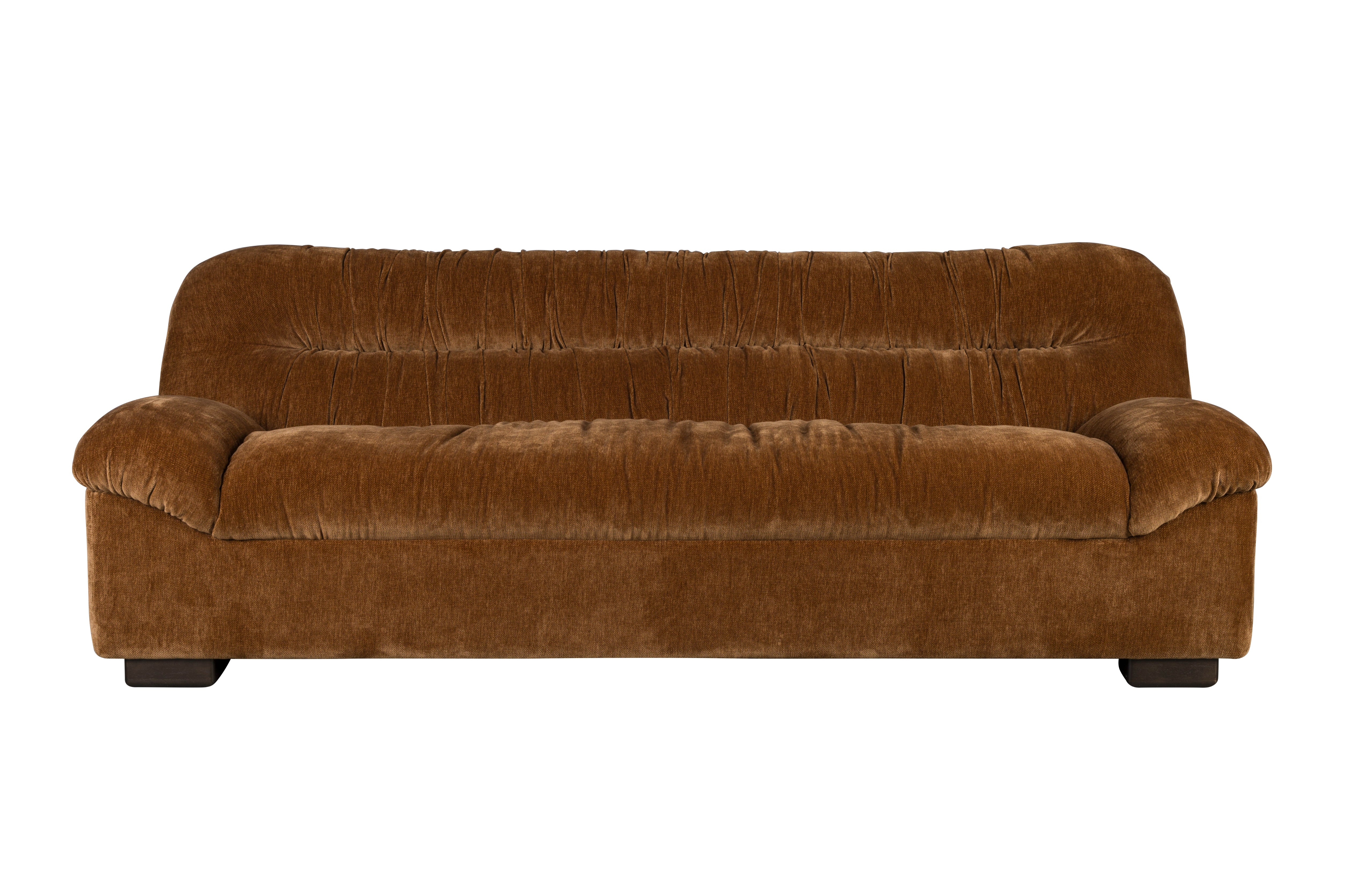 DOUGLAS sofa in cognac velvet