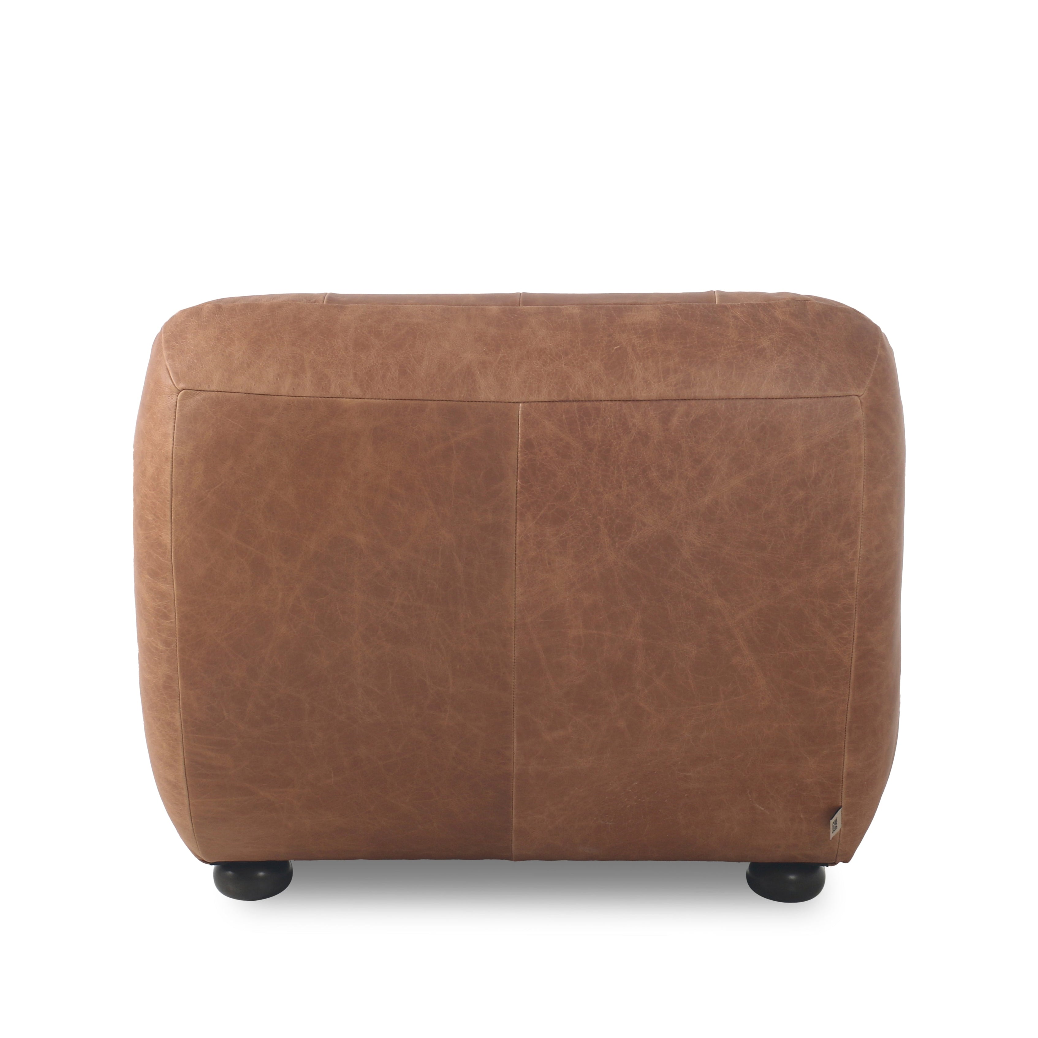 Sessel WYATT WAX cognac Leder