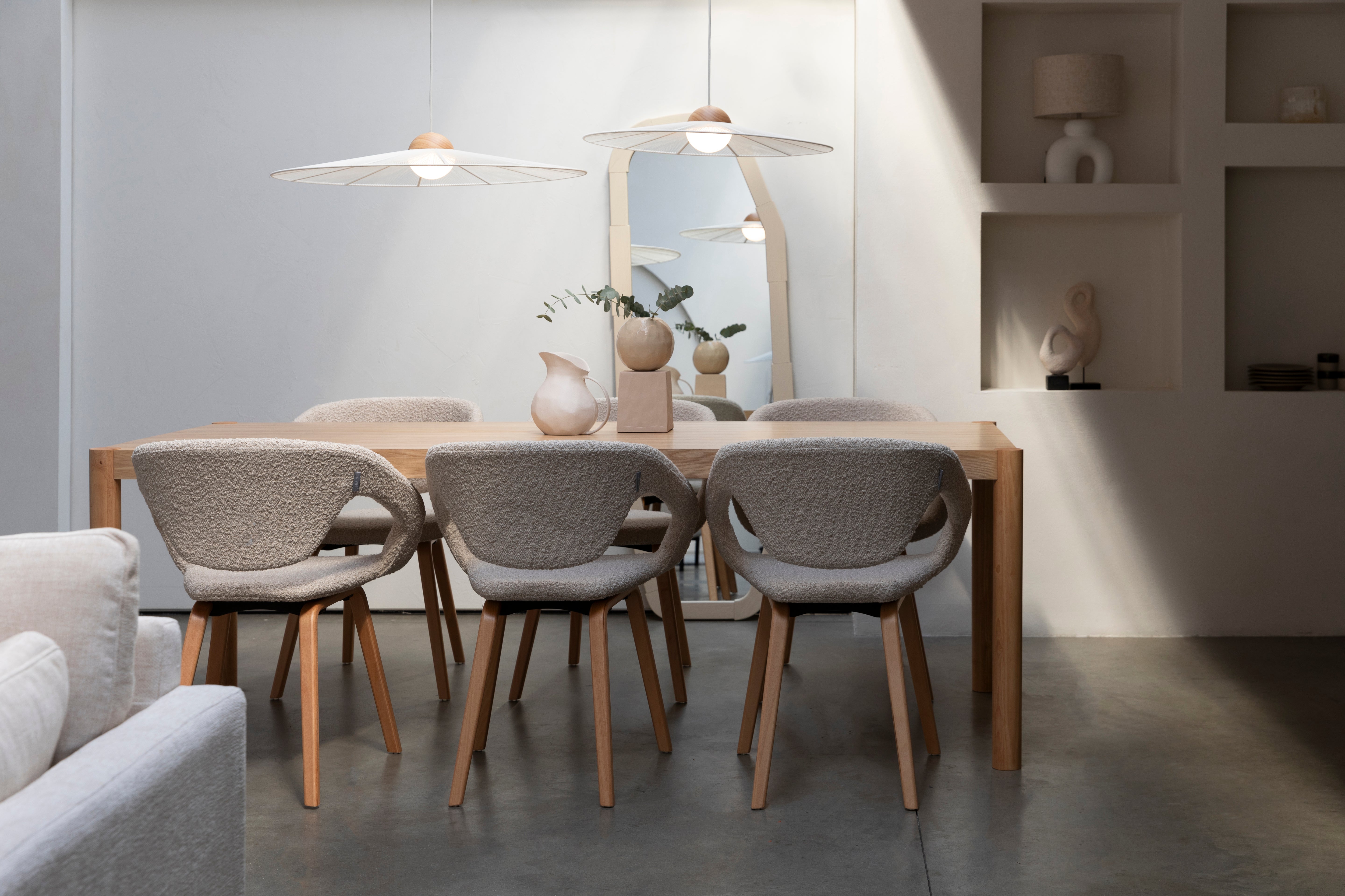 STICKS table made of ash wood