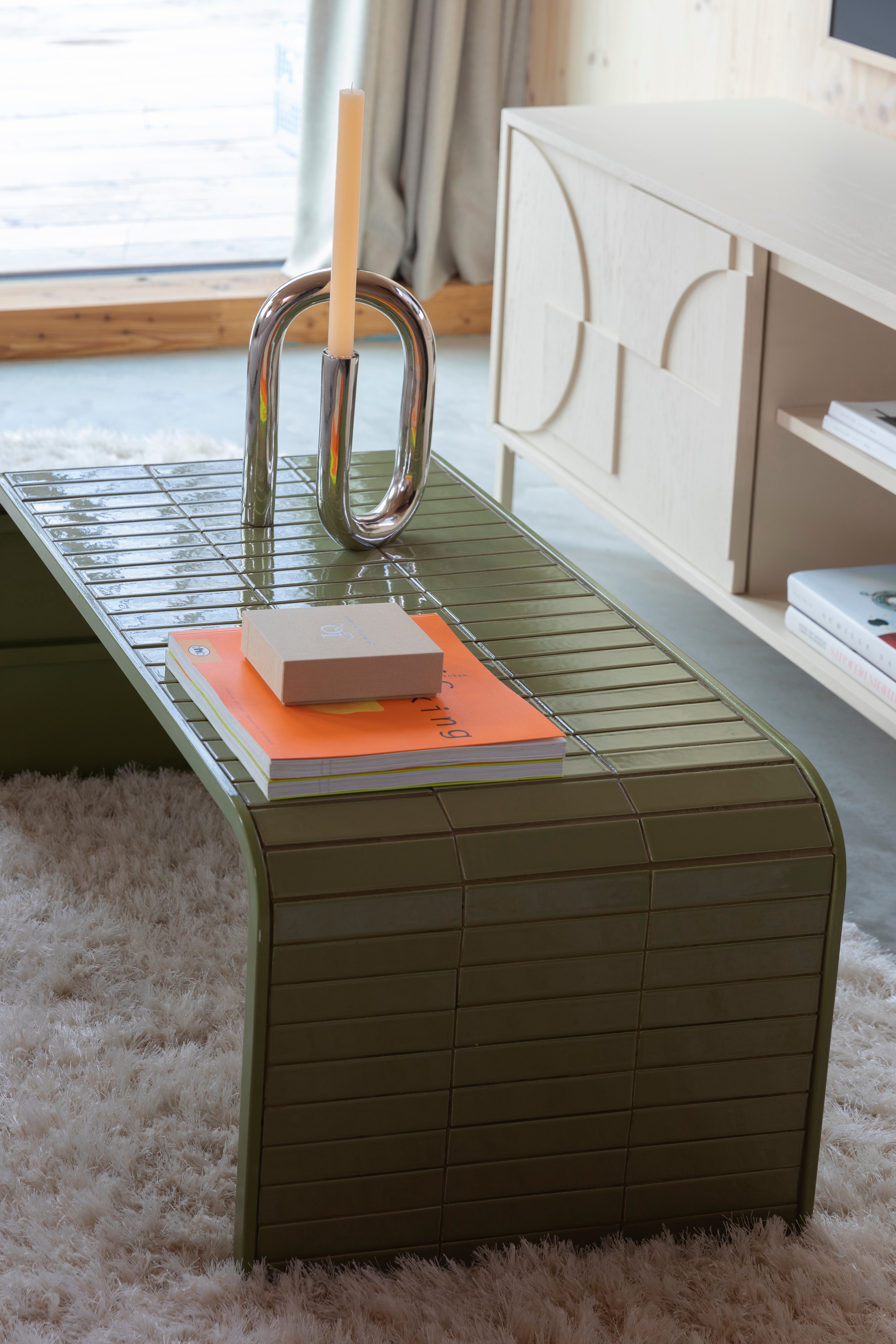 Couchtisch TILES grün