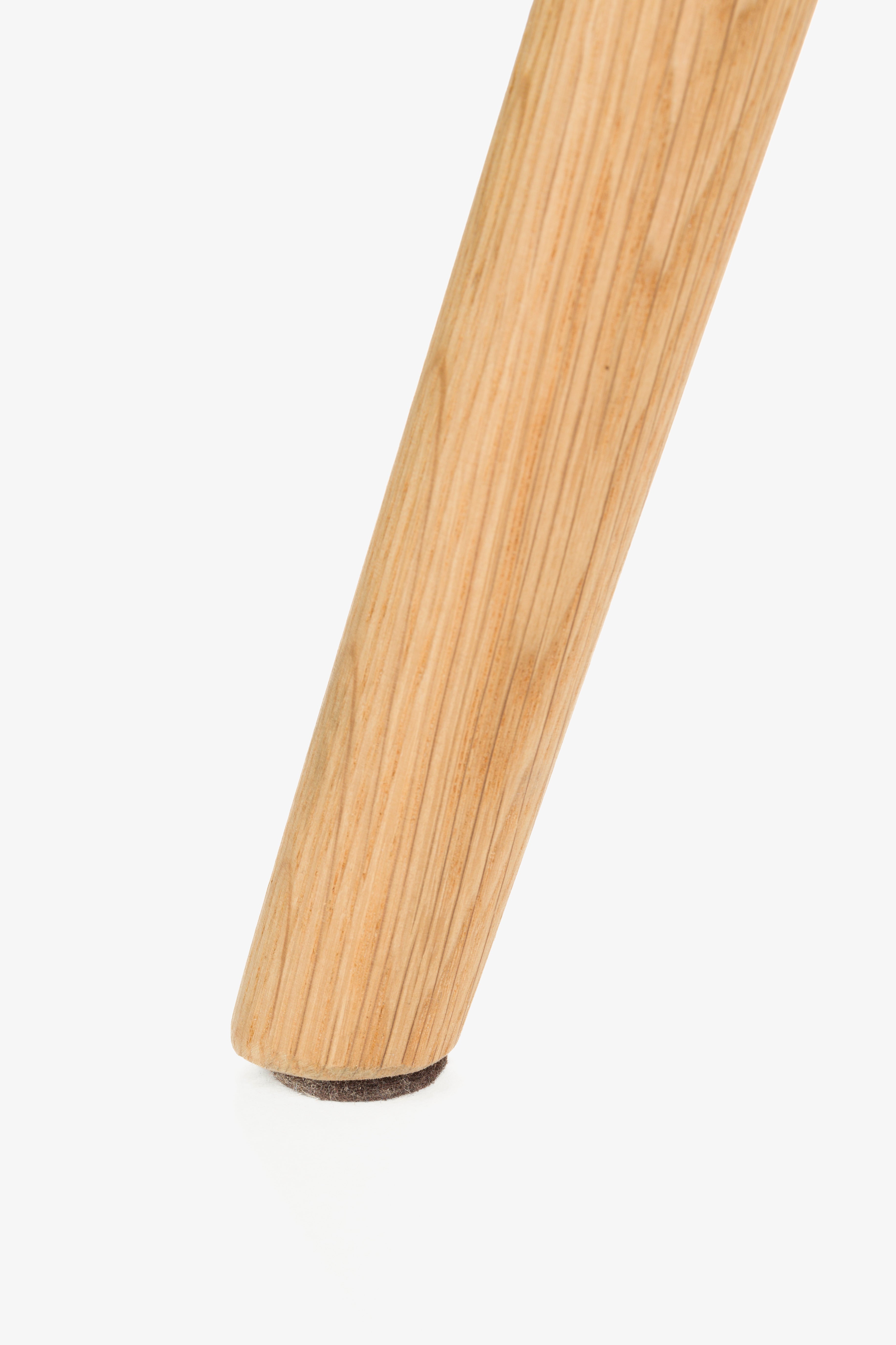 Stuhl LESTER braun mit Holzgestell