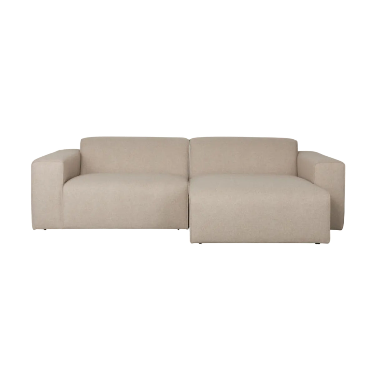 Sofa 3-osobowa MILKA cappuccino prawostronny – Zuiver