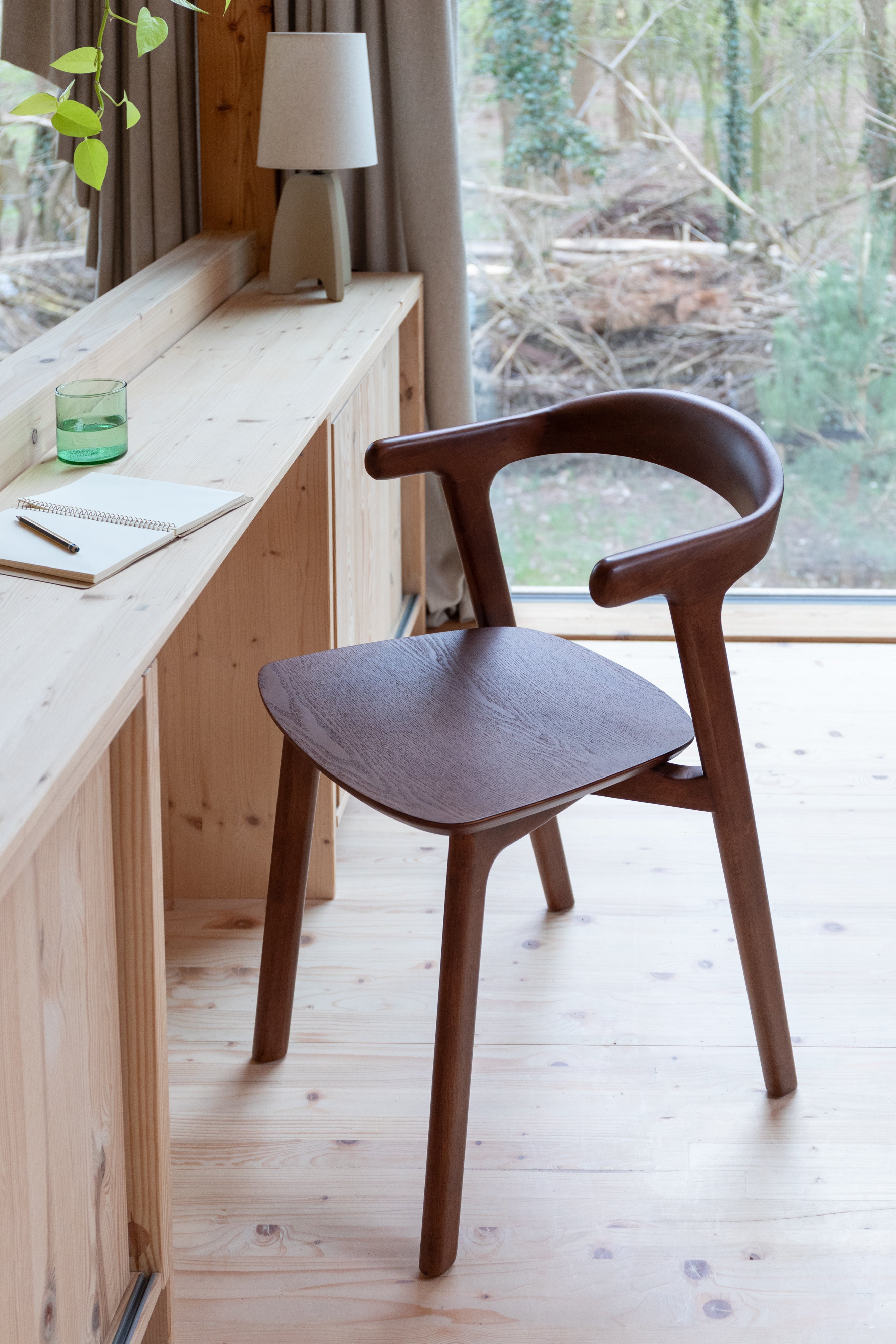 Stuhl NORTHWOOD dunkelbraun