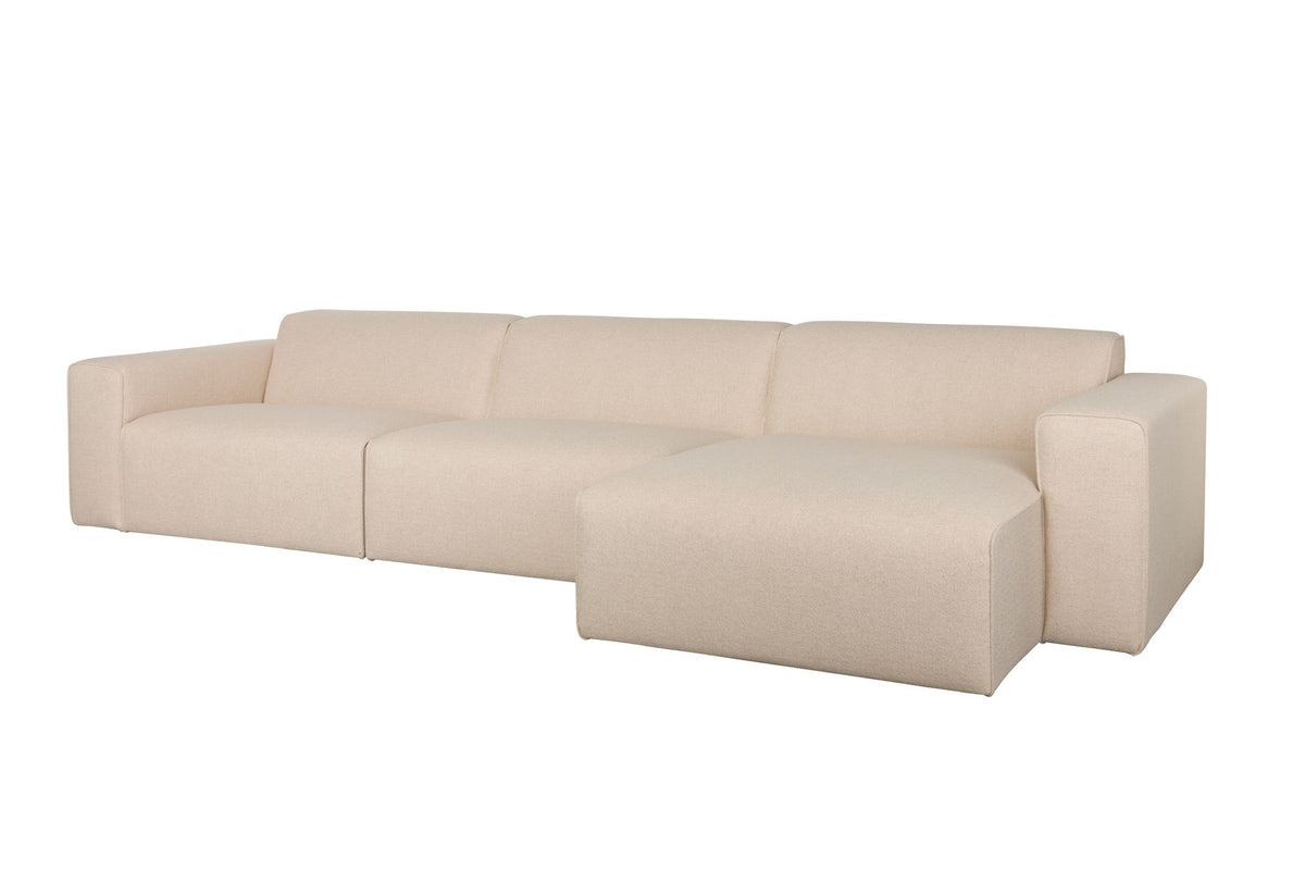 Sofa 4,5-osobowa MILKA piaskowy prawostronny – ujęcie 2