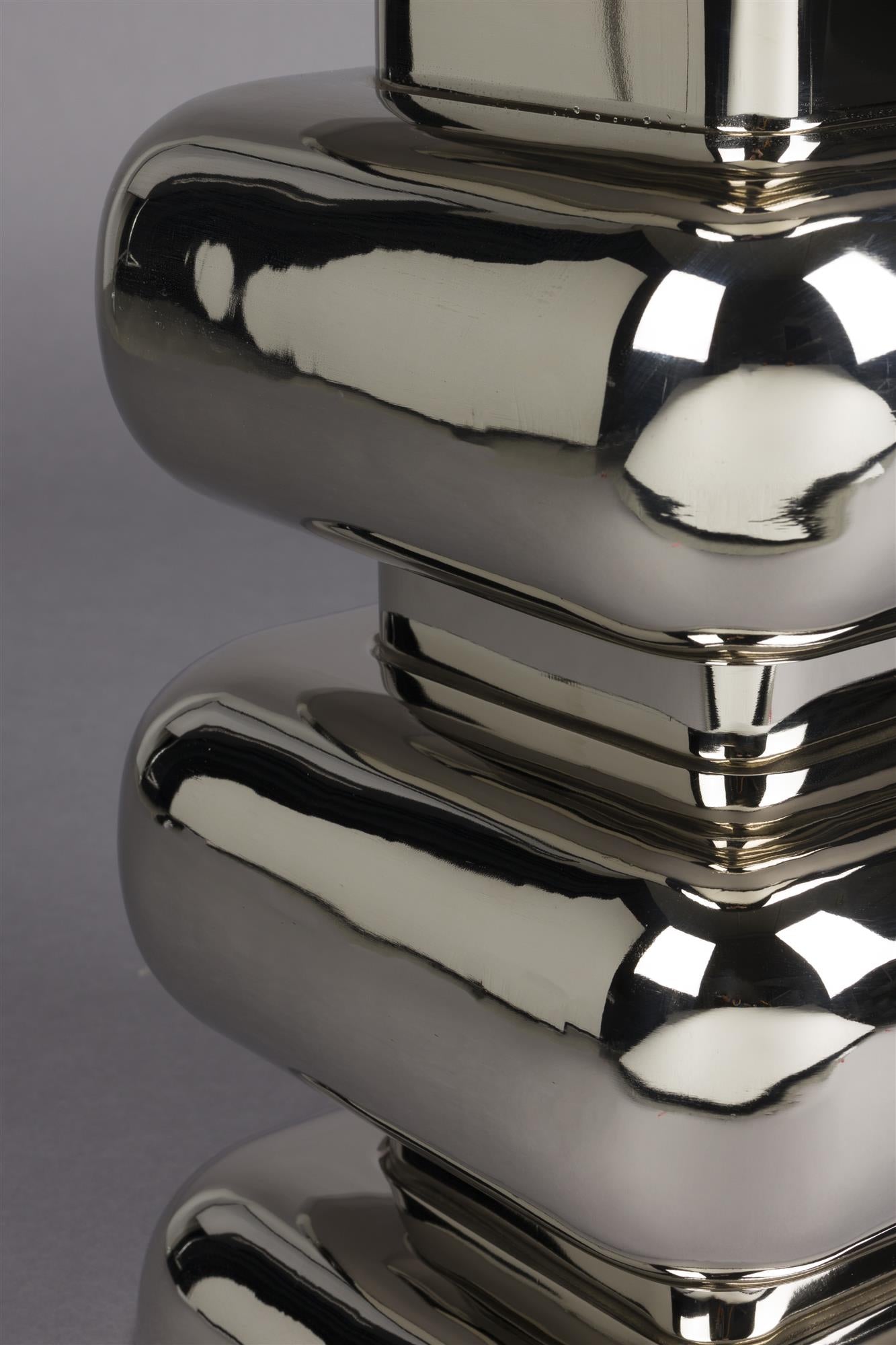 STUBBY chrome side table