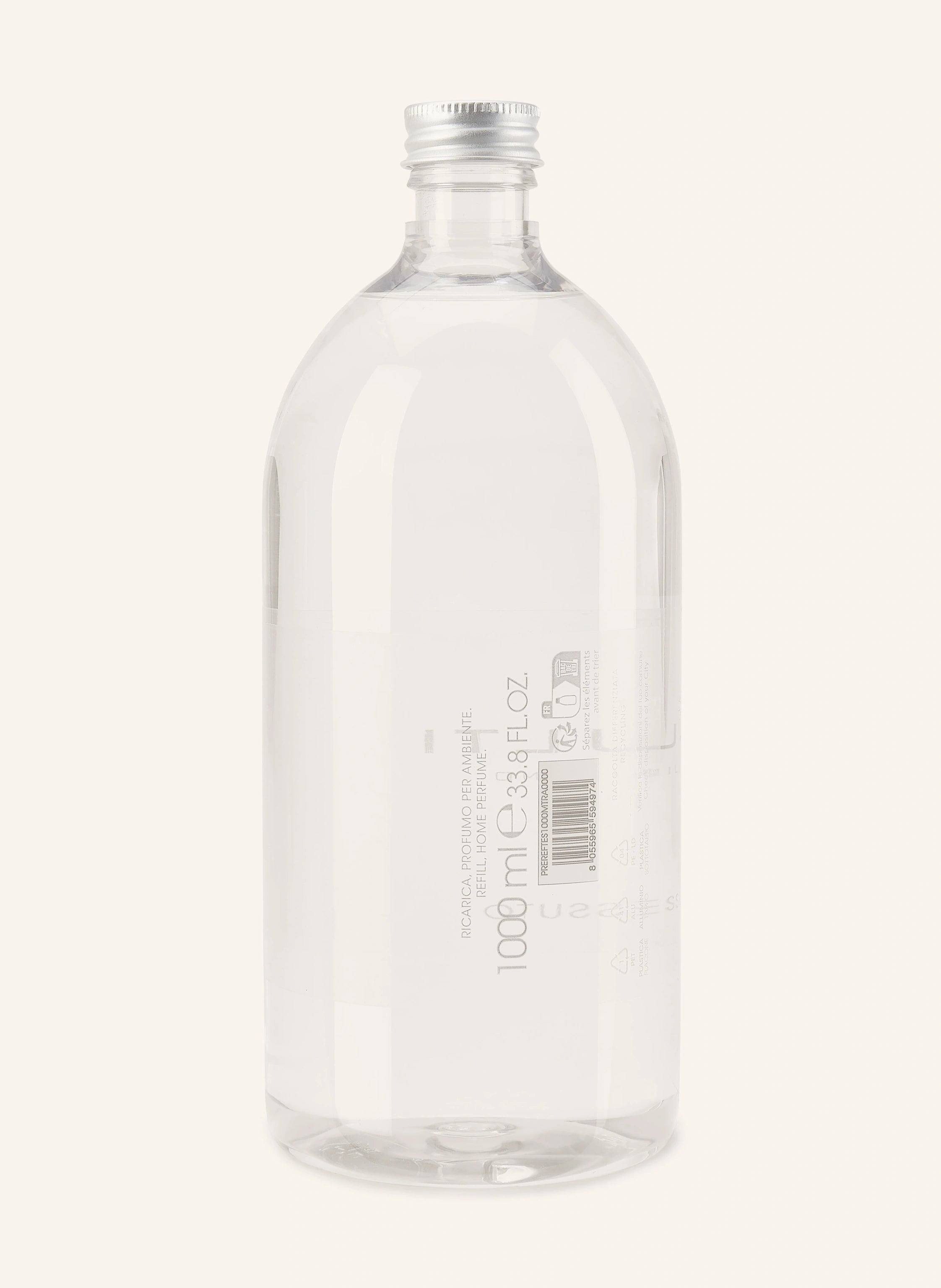 TESSUTO scented refill with notes of blackcurrant leaves, cotton flowers, jasmine, and white musk.