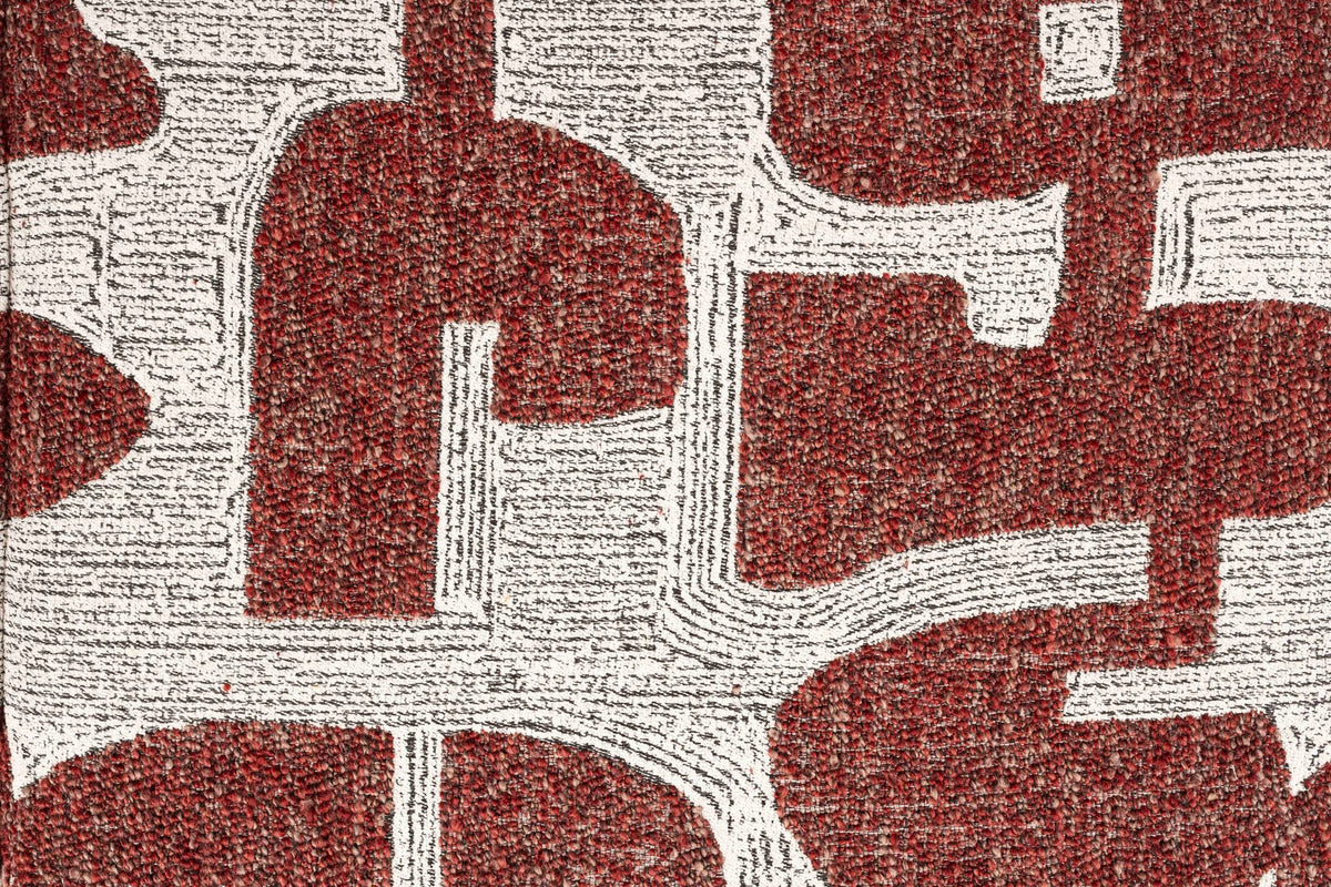 Krzesło z podłokietnikami RIDGE KINK DECO SYMBOLS czerwony – ujęcie 8