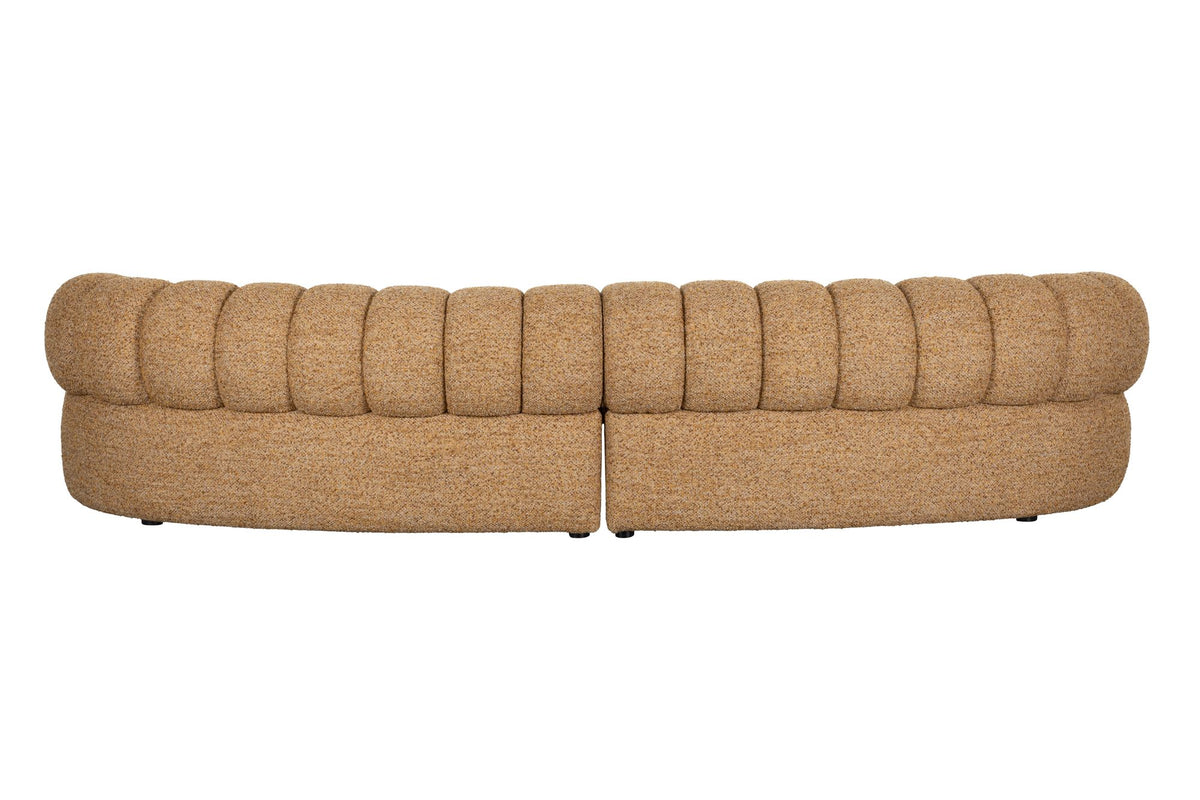 Sofa 4,5-osobowa DUVANE brązowy – ujęcie 2