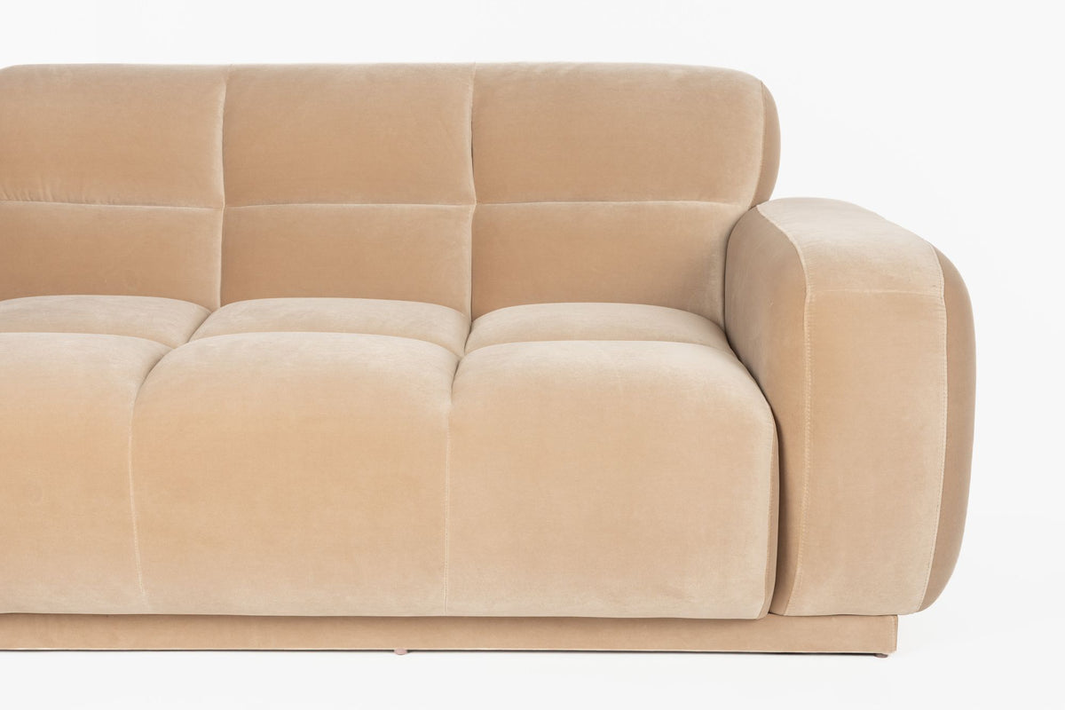 Sofa 6-osobowa HAZEL beżowy lewostronny – ujęcie 4
