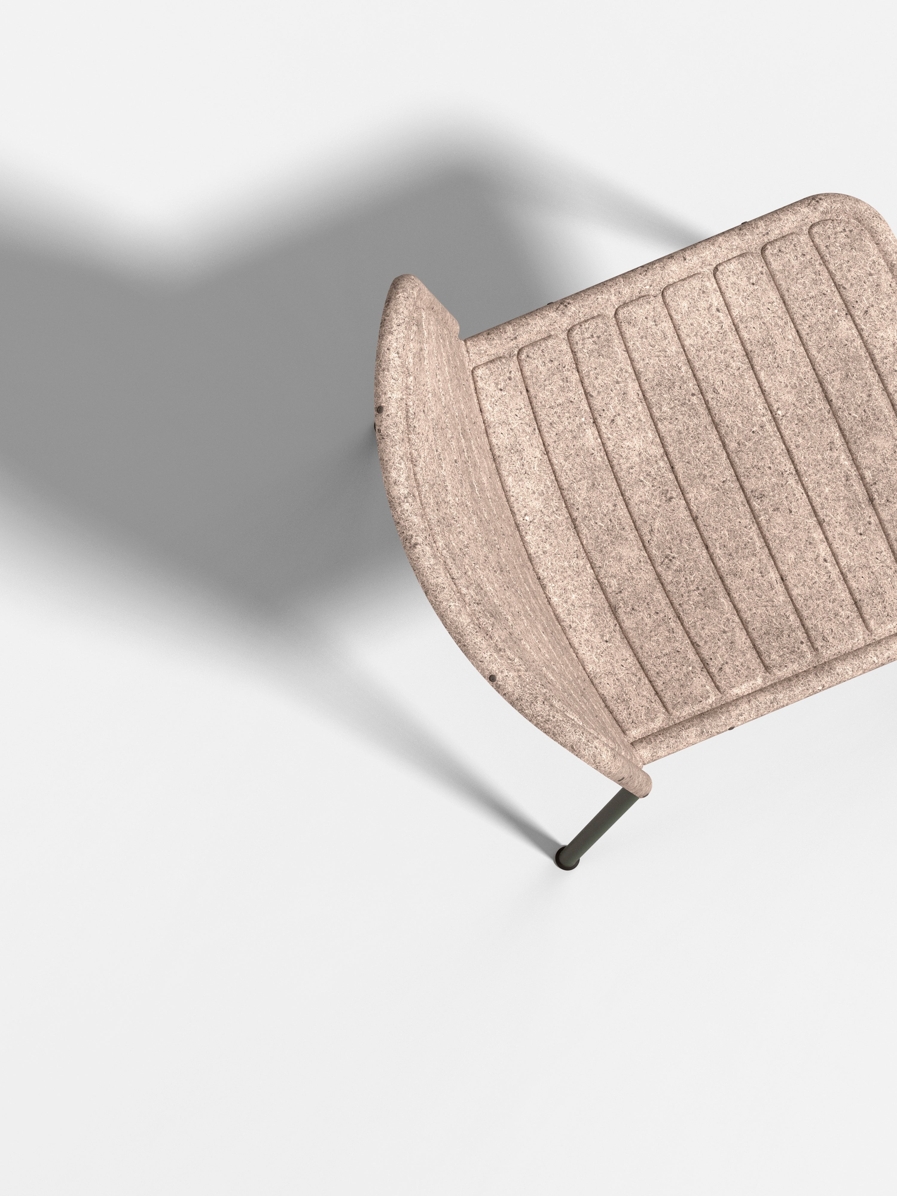 FLAX STACKER Chair brown