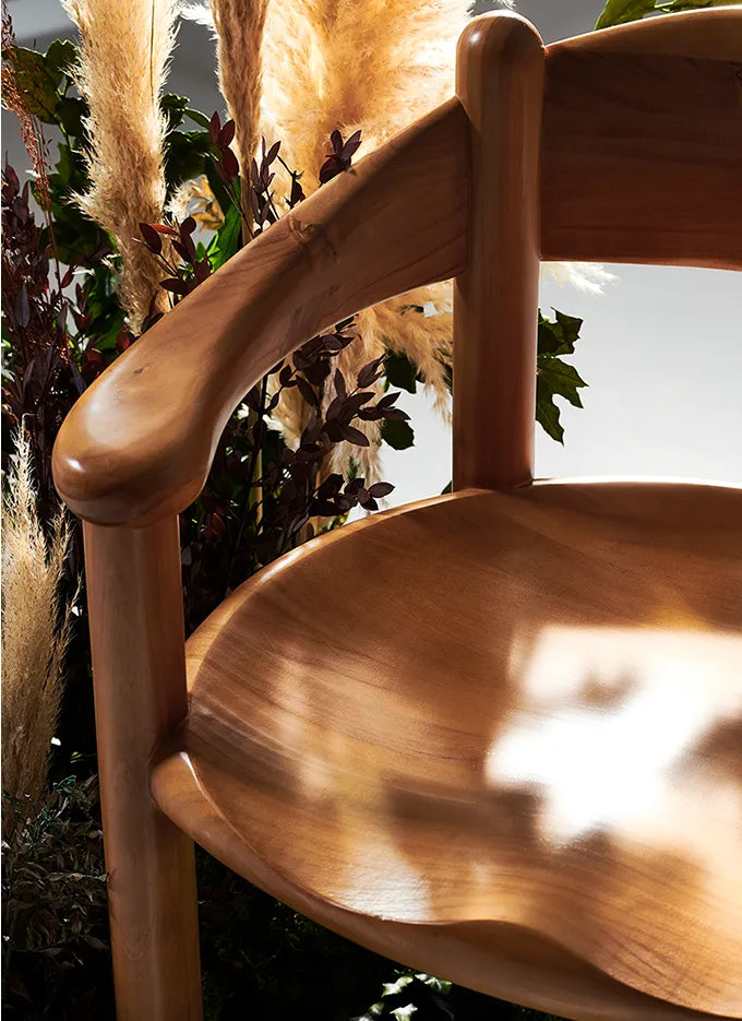 DAUMILLER Armchair with Armrests Pine Wood