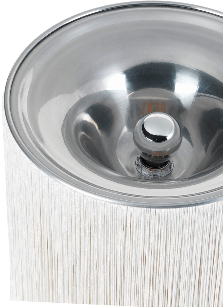 Table lamp MODEL 597 polished aluminum