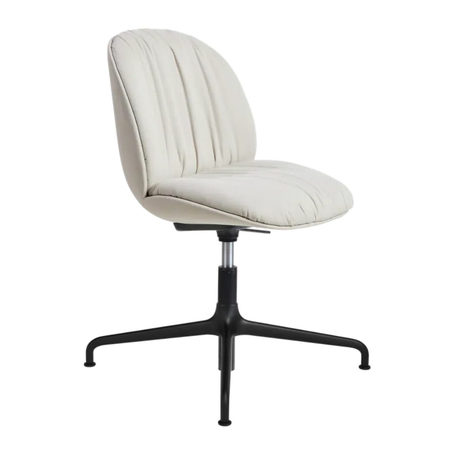 BEETLE SOFT upholstered office chair with a black base