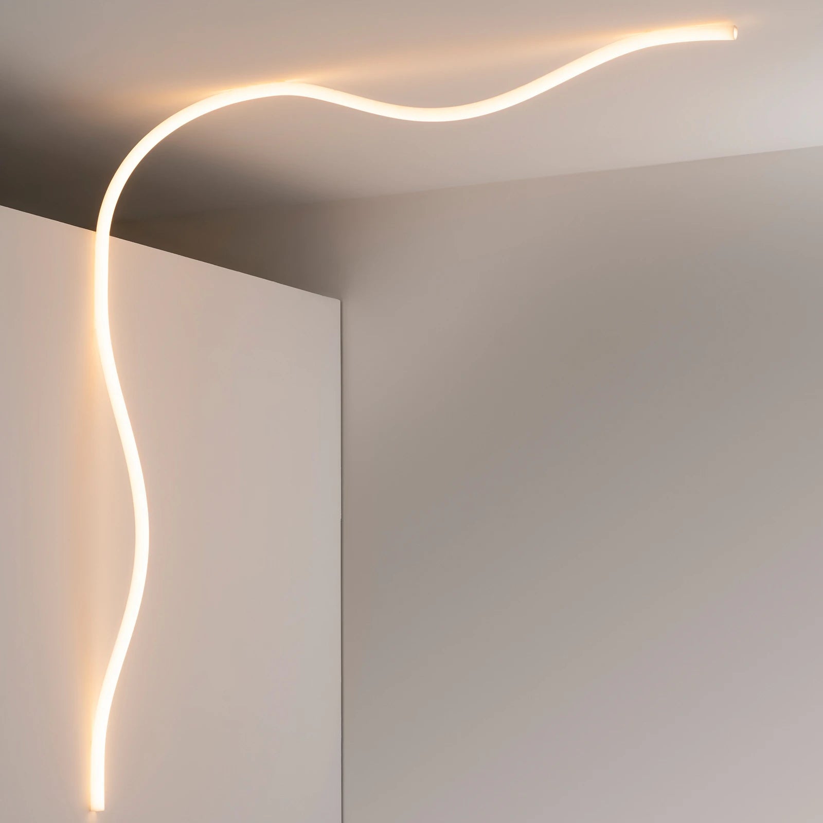 Flexible Leuchtstofflampe LA LINEA Aluminium