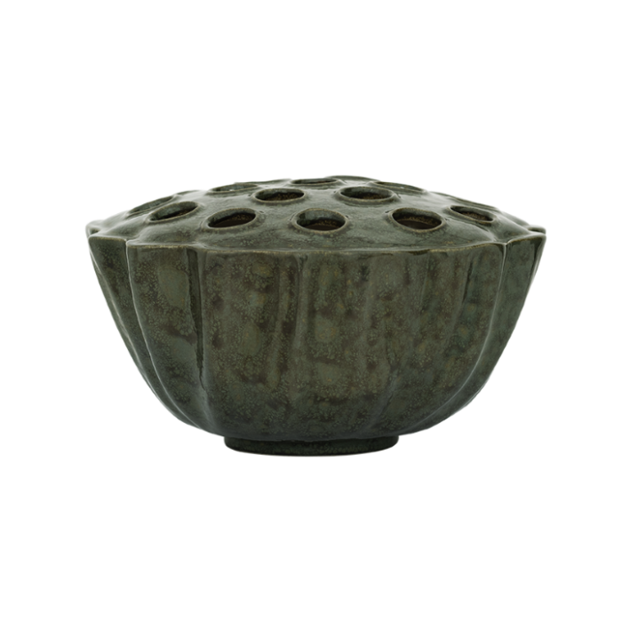 Keramikw vase NEA grün